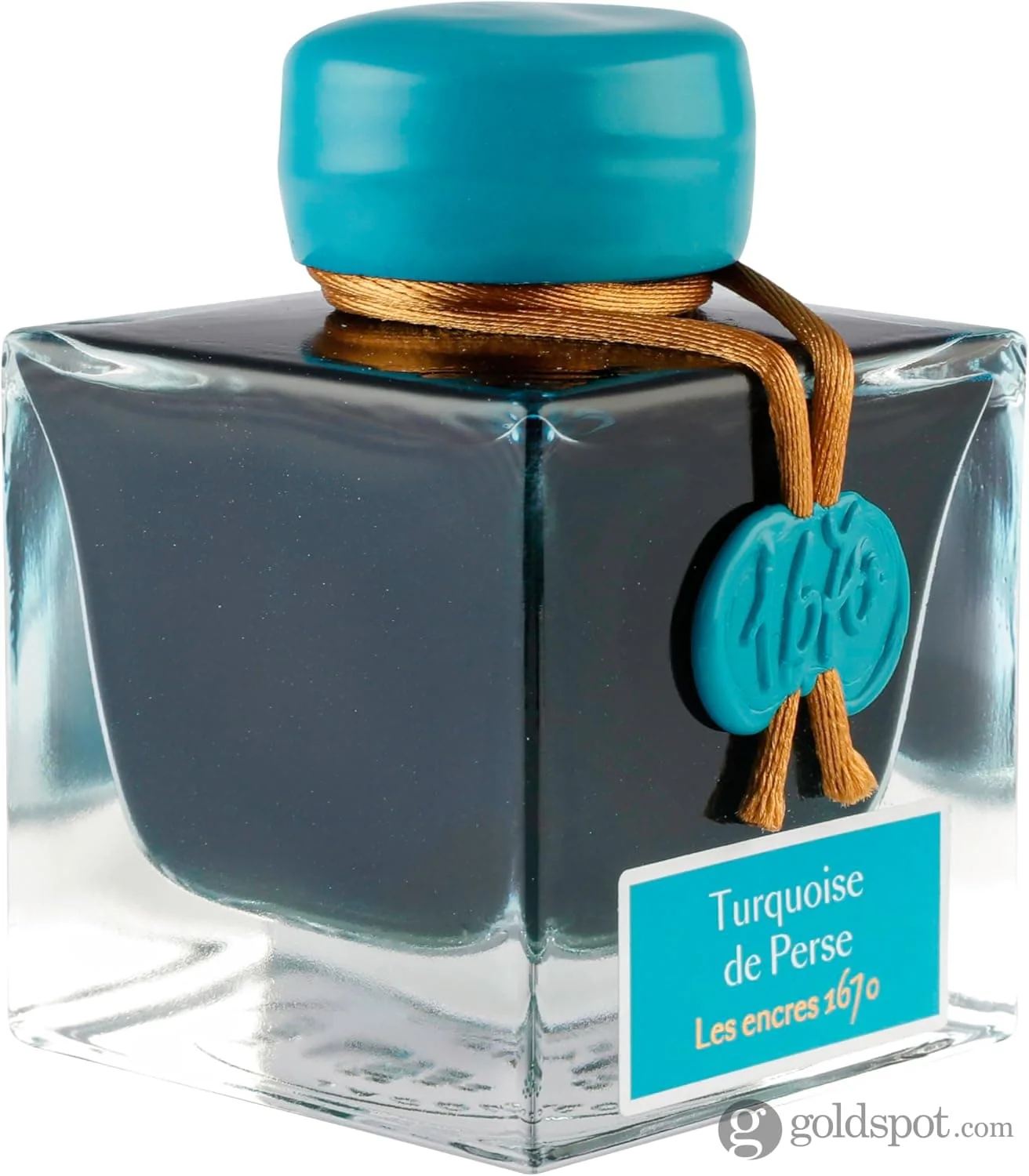 J. Herbin 1670 Turquoise de Perse Bottled Ink - 50 mL - Image 3