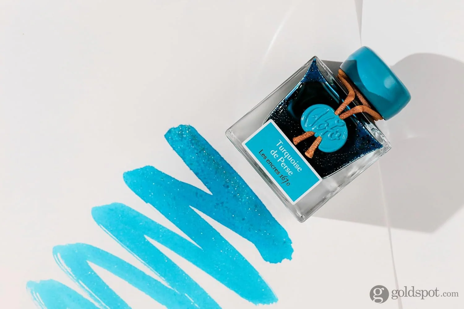 J. Herbin 1670 Turquoise de Perse Bottled Ink - 50 mL - Image 9
