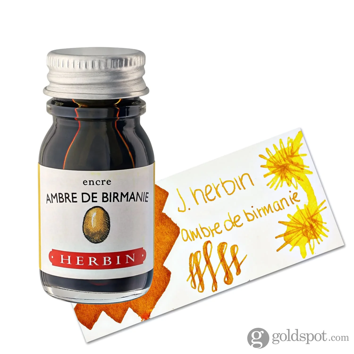 J. Herbin Ambre de Birmanie (Amber of Burma) Bottled Ink and Cartridges - Image 6