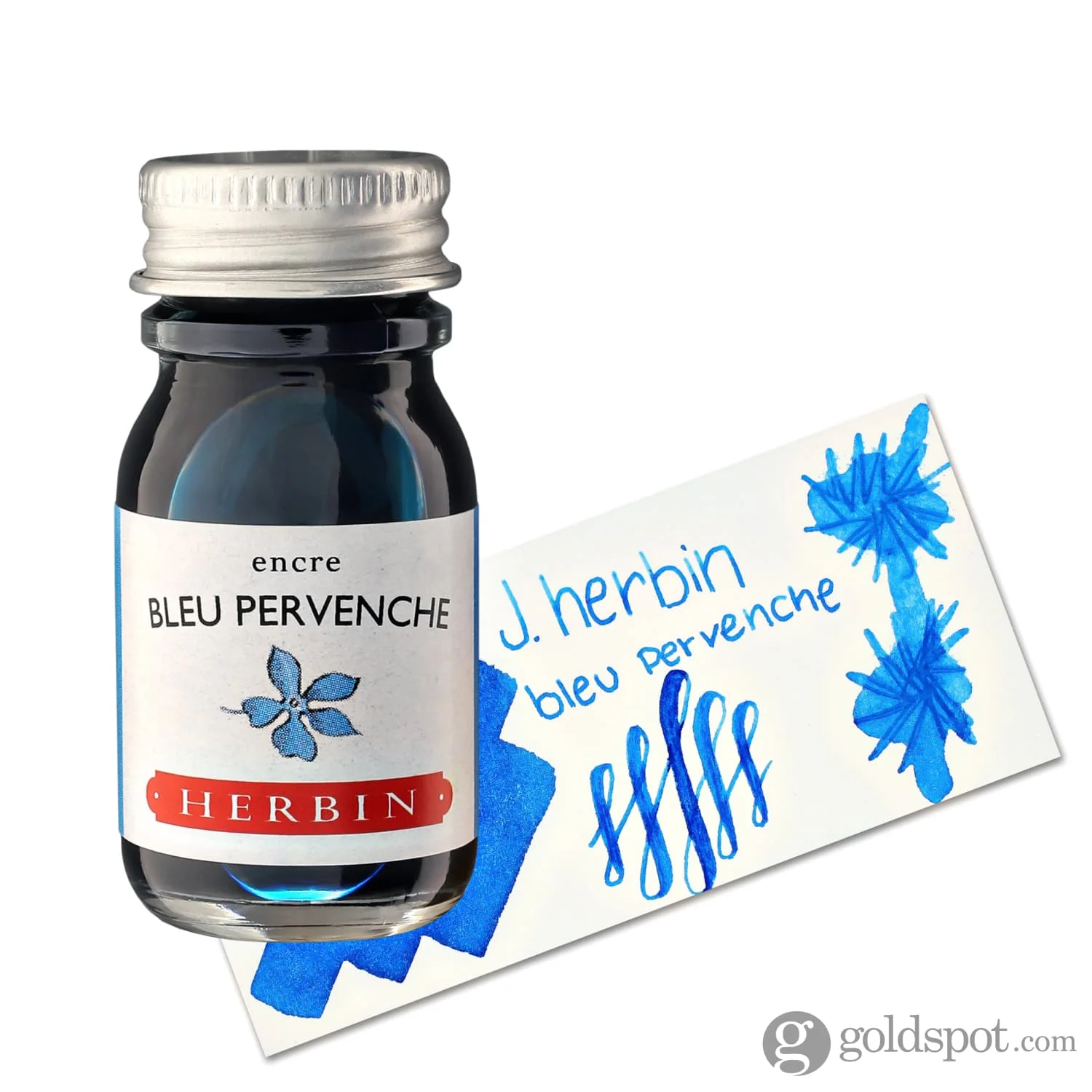 J. Herbin Bleu Pervenche (Blue Periwinkle) Bottled Ink and Cartridges - Image 6