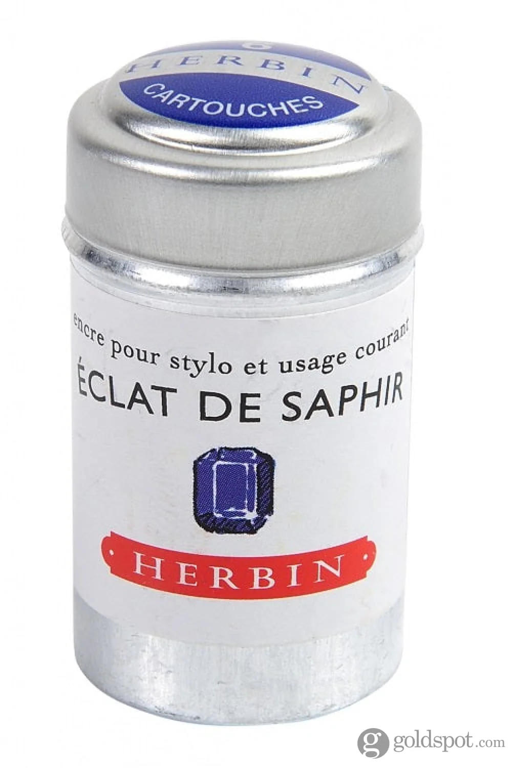 J. Herbin Eclat de Saphir (Sapphire Blue) Bottled Ink and Cartridges - Image 4