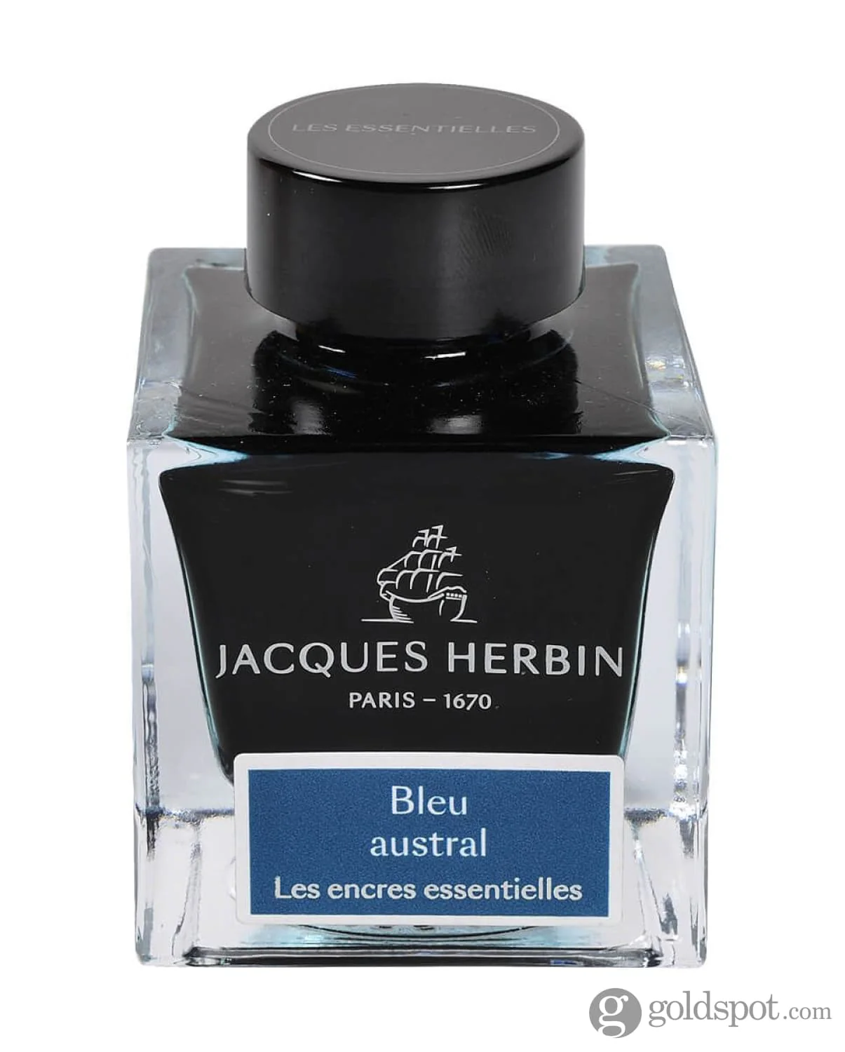 J. Herbin Essential Bottled Ink in Bleu Austral - Image 6