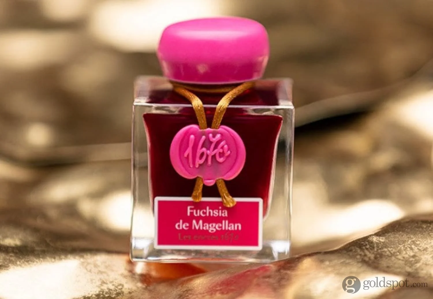 J. Herbin Fuchsia de Magellan 1670 Bottled Ink Bottled Fountain Pen Ink - 50 mL - Image 2