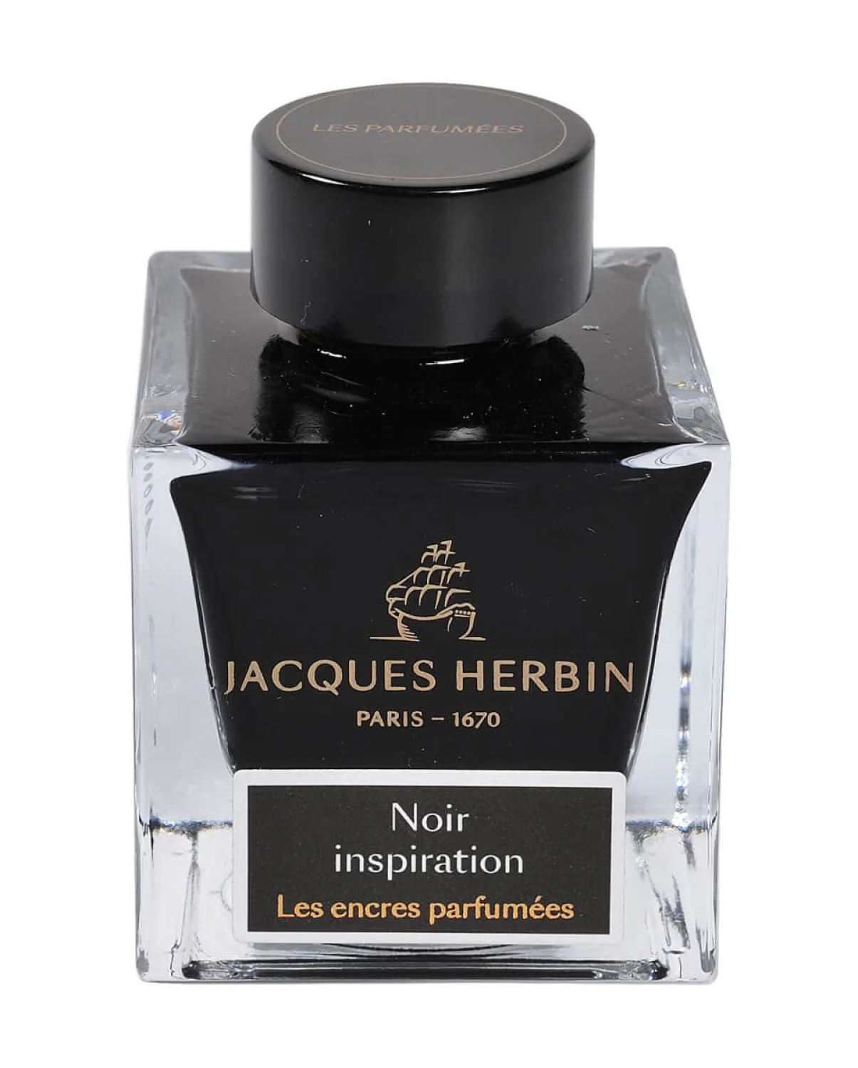 J. Herbin Noir Inspiration (Black) Scented Bottled Fountain Pen Ink - 50mL