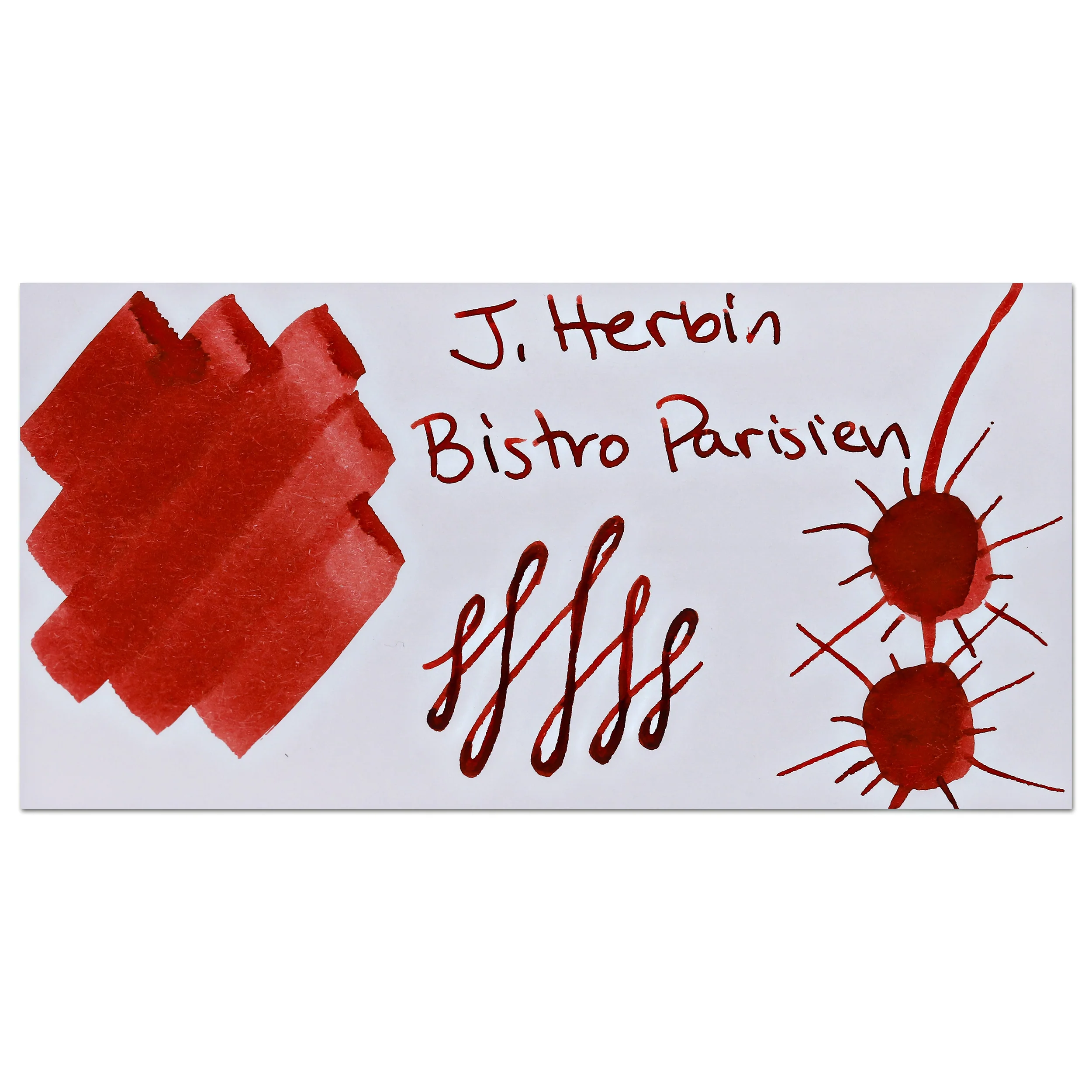J. Herbin Paris Ink in Bistro Parisien (Garnet) - 30ml - Image 2