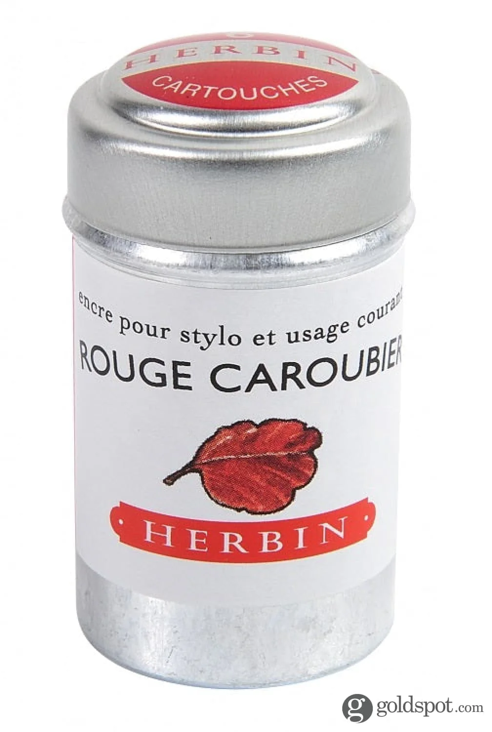 J. Herbin Rouge Caroubier (Carob Seed Red) Bottled Fountain Pen Ink and Cartidges - Image 10