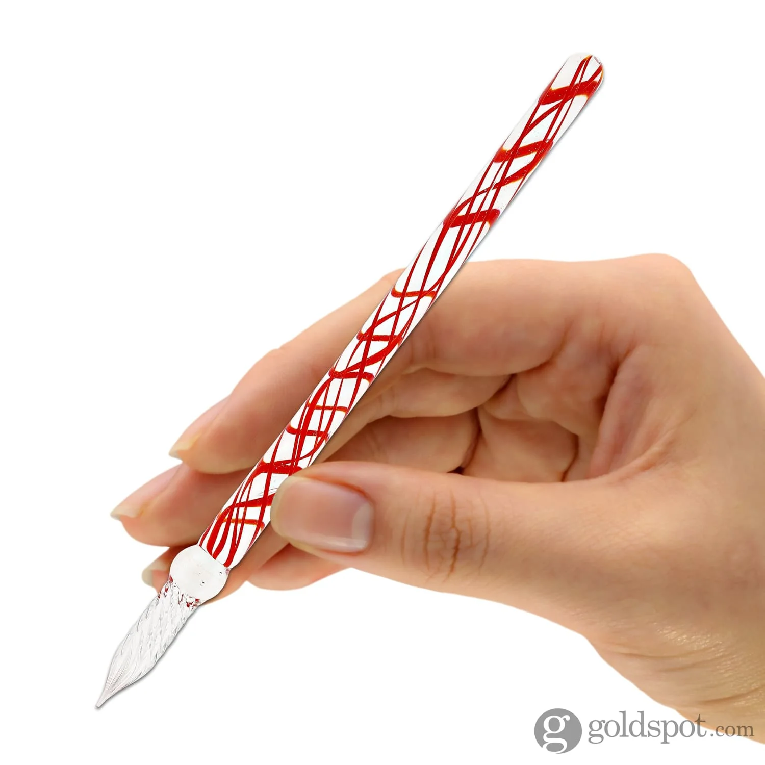 J. Herbin Straight Glass Pen in Rouge Caroubier - Image 2