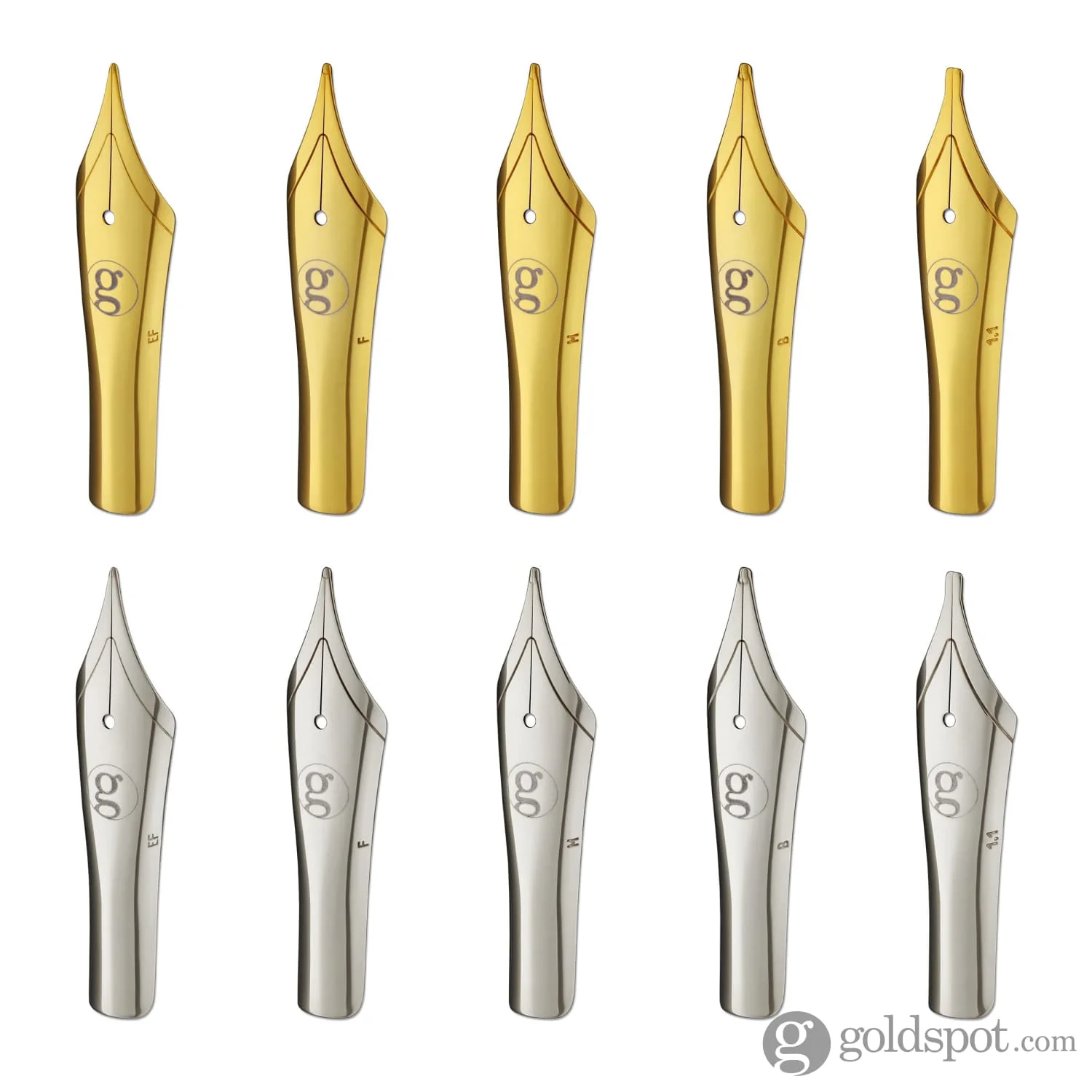 Jowo #6 Gold-Plated Stainless Steel Replacement Nib - Image 2