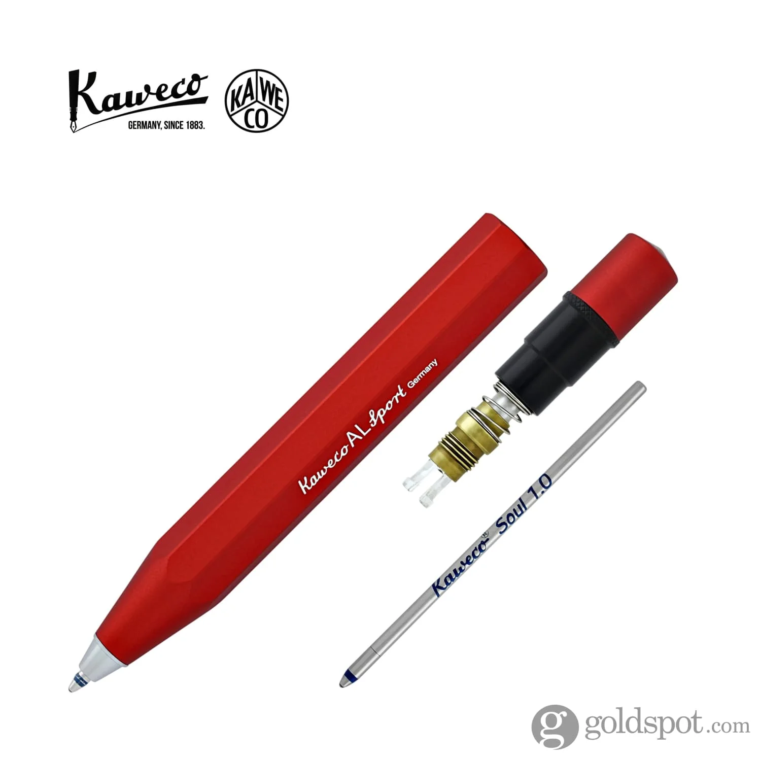 Kaweco AL Sport Ballpoint Pen in Red - Image 3