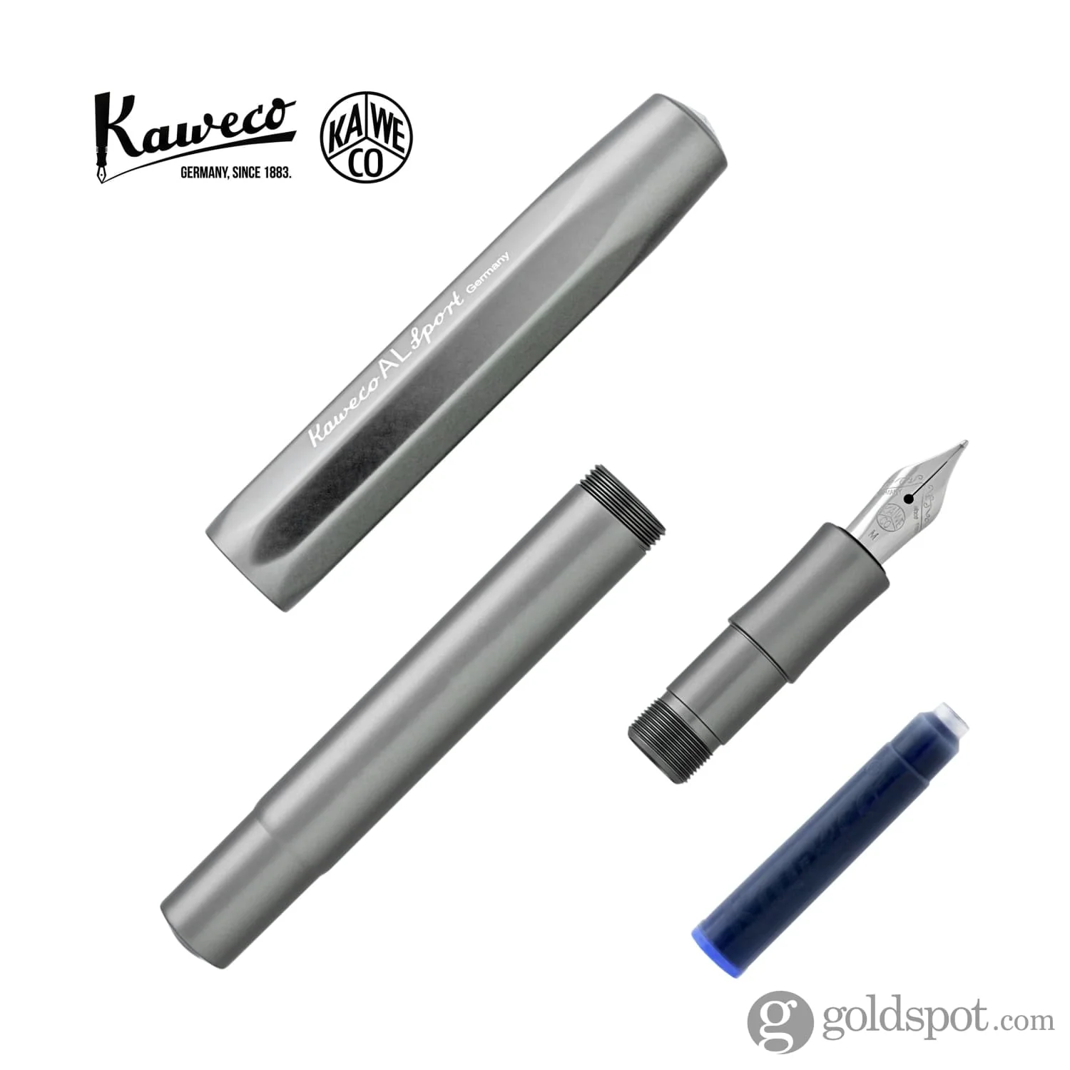 Kaweco AL Sport Fountain Pen in Grey Anthracite - Image 7