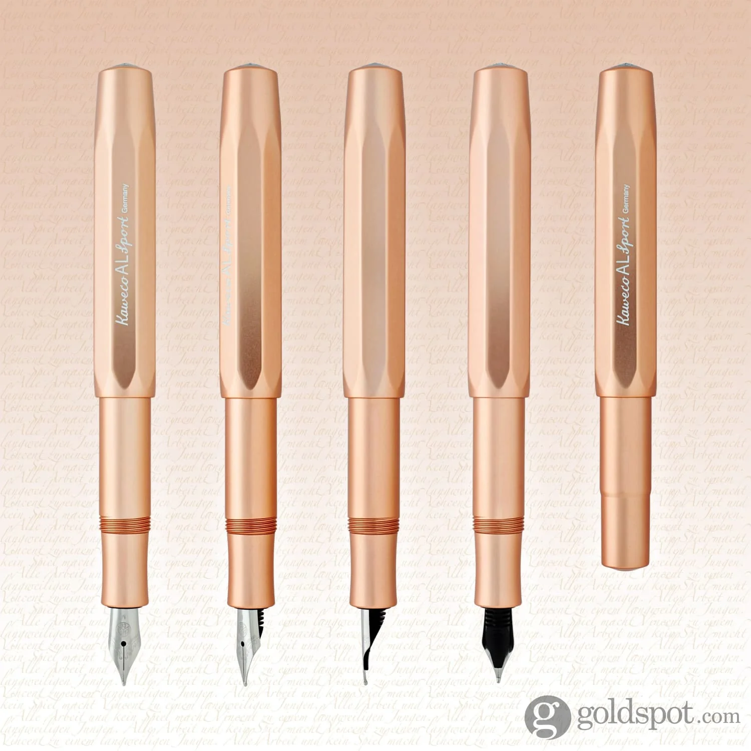 Kaweco AL Sport Fountain Pen in Rose Gold - Image 6