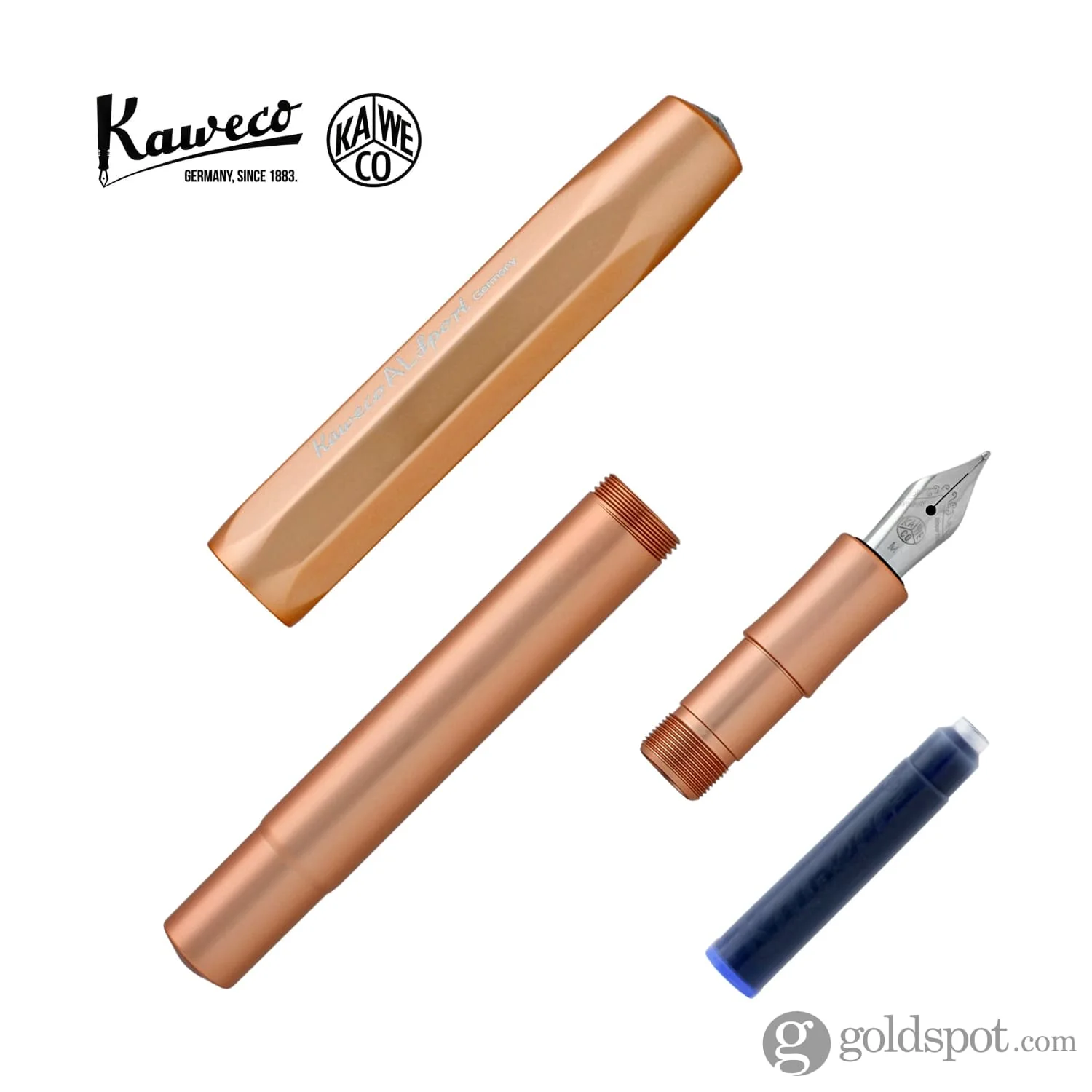 Kaweco AL Sport Fountain Pen in Rose Gold - Image 7