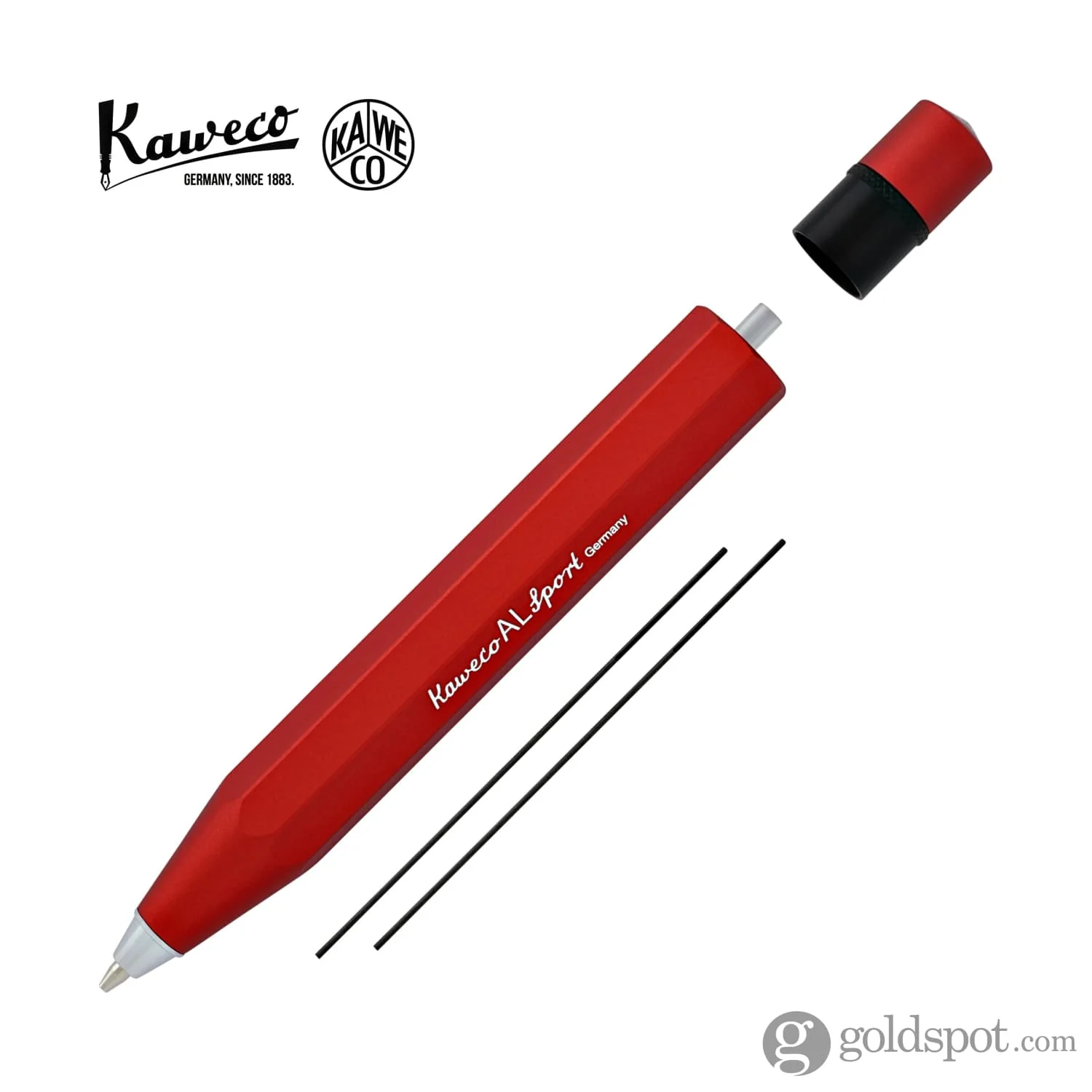 Kaweco AL Sport Mechanical Pencil in Red - 0.7mm - Image 3