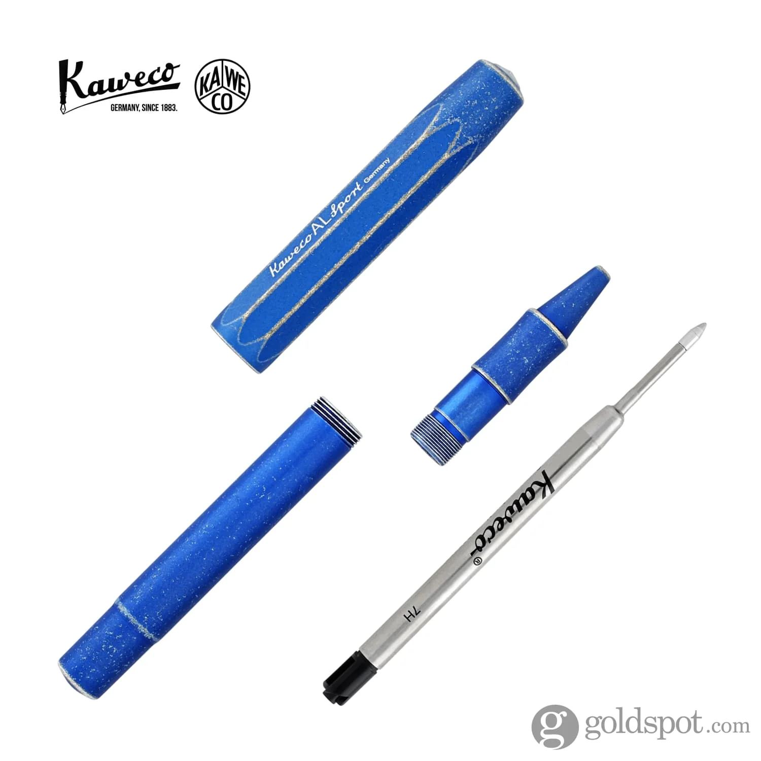 Kaweco AL Sport Rollerball Pen in Stonewashed Blue - Image 4
