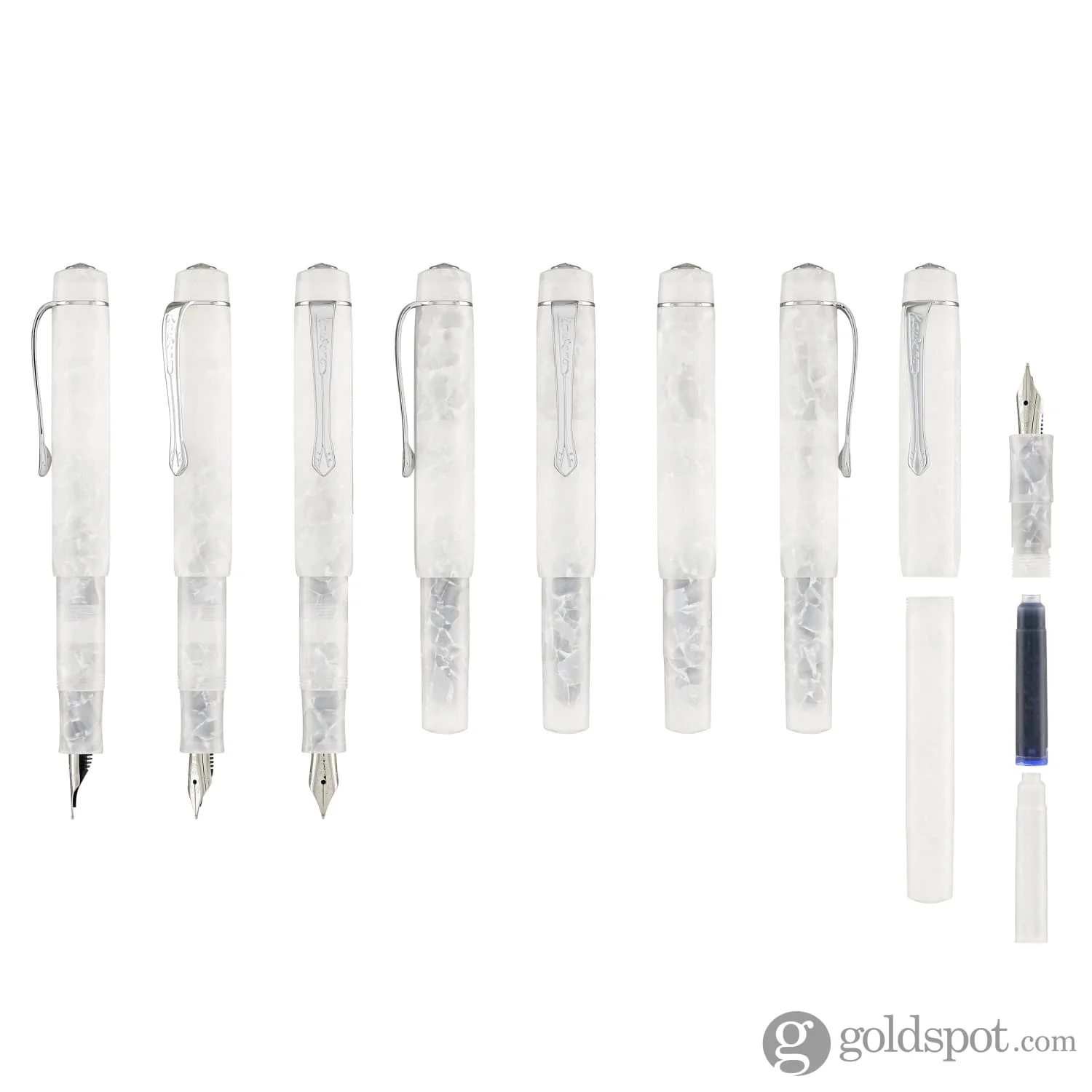 Kaweco ART Sport Fountain Pen in Mineral White - Image 8