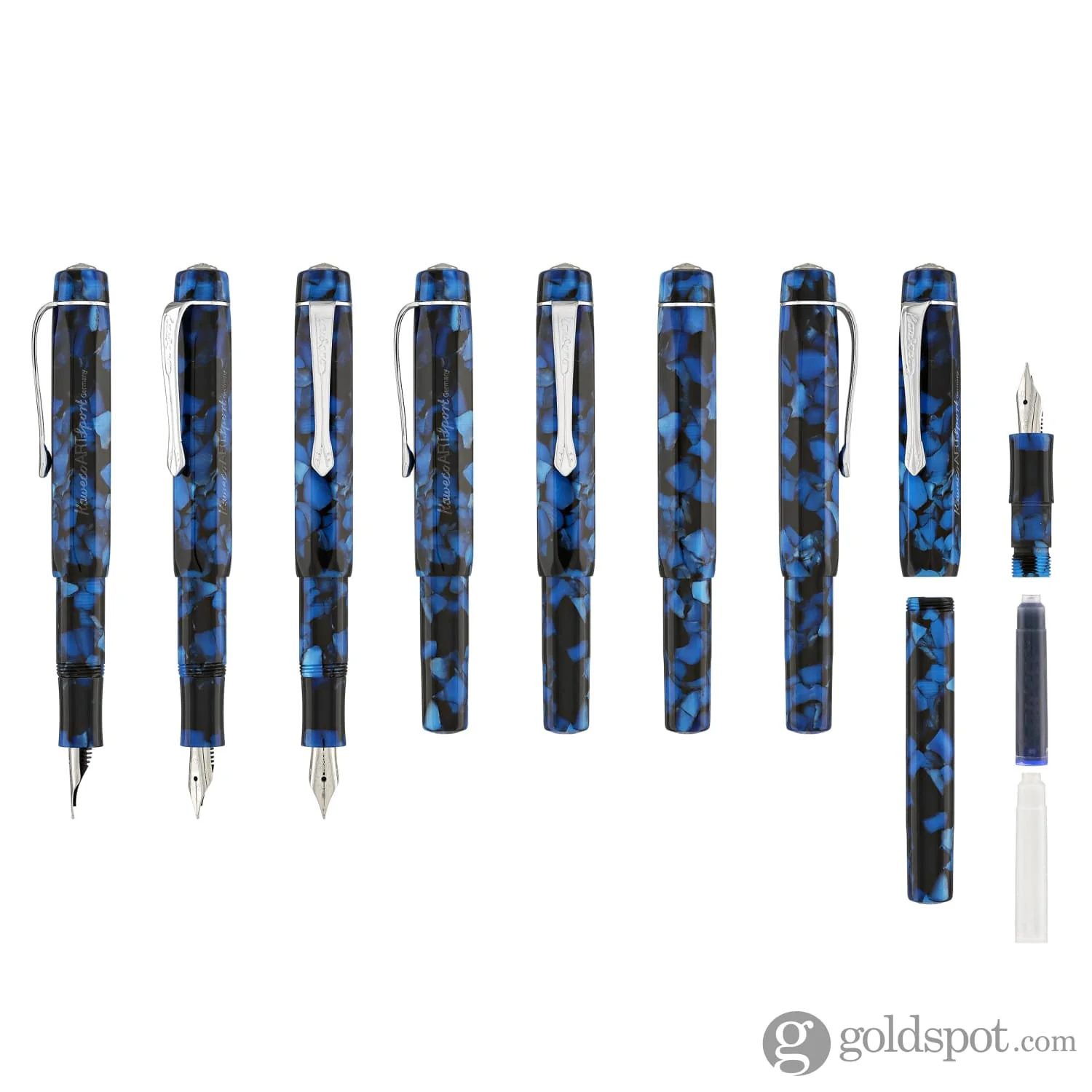 Kaweco ART Sport Fountain Pen in Pebble Blue - Image 8