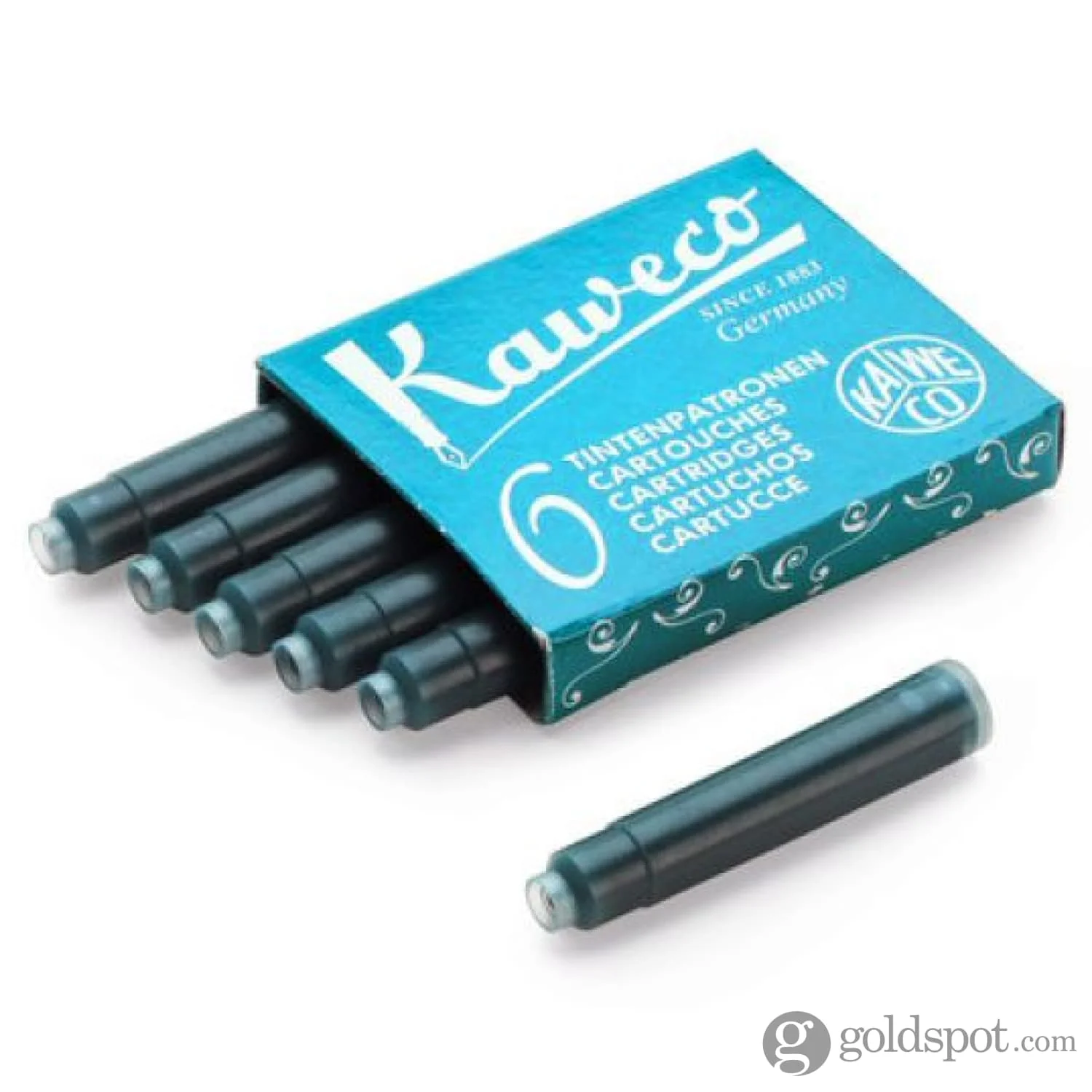 Kaweco Bottled Ink and Cartridges in Paradise Blue (Turquoise) - Image 3