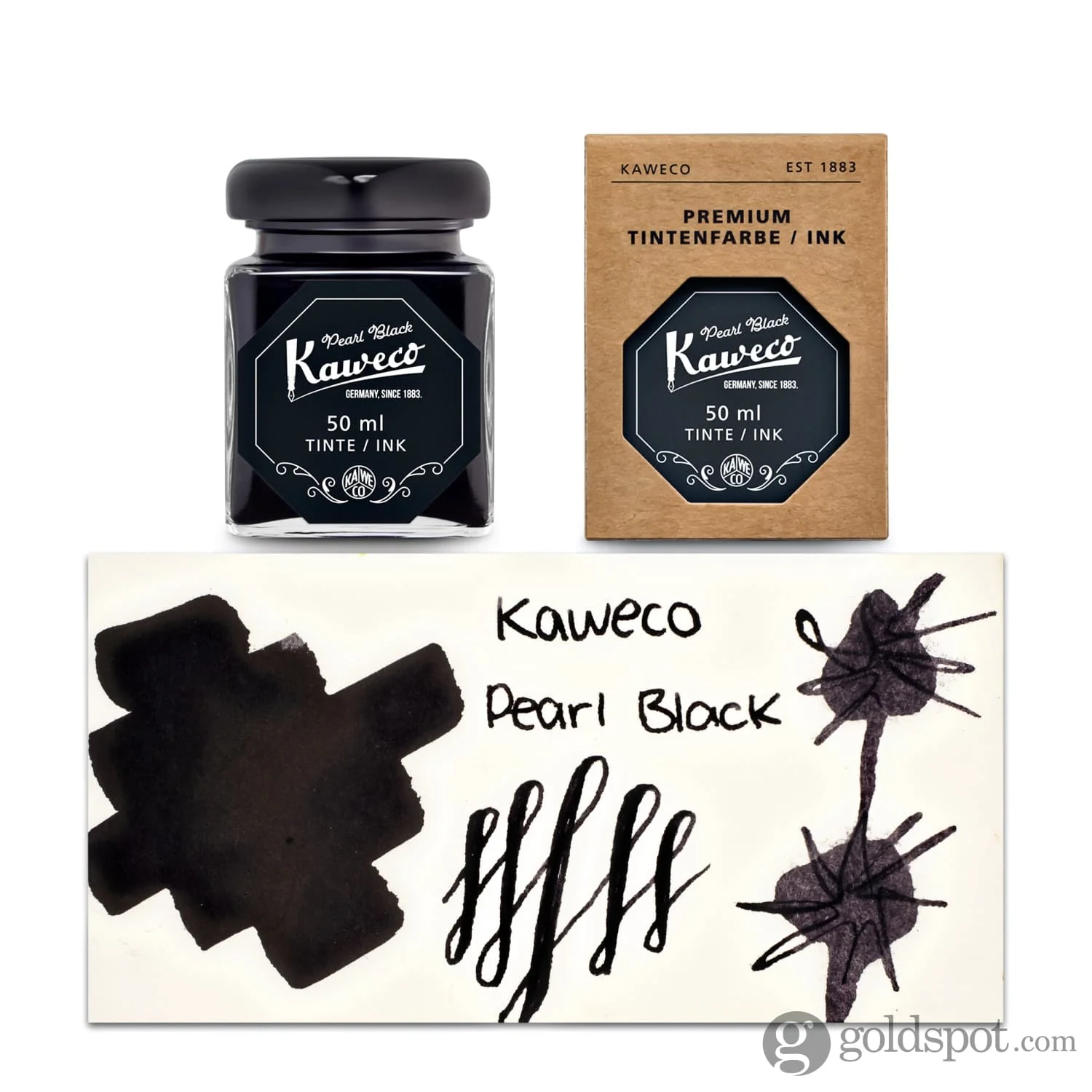 Kaweco Bottled Ink and Cartridges in Pearl Black - Image 4