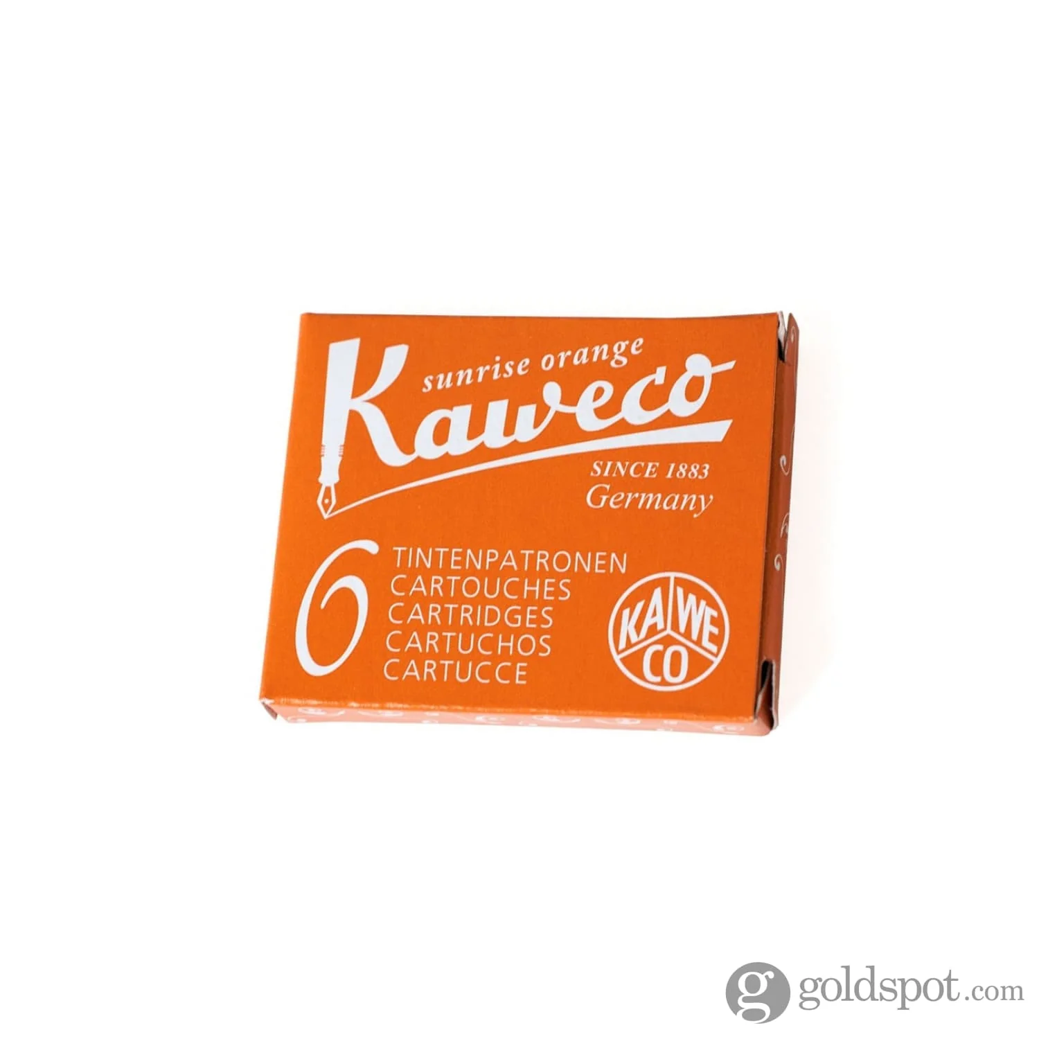 Kaweco Bottled Ink and Cartridges in Sun Orange - Image 3