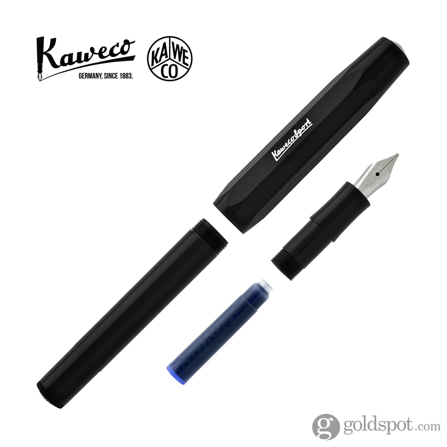 Kaweco Calligraphy Fountain Pen in Classic Black - 1.1 Nib - Image 5