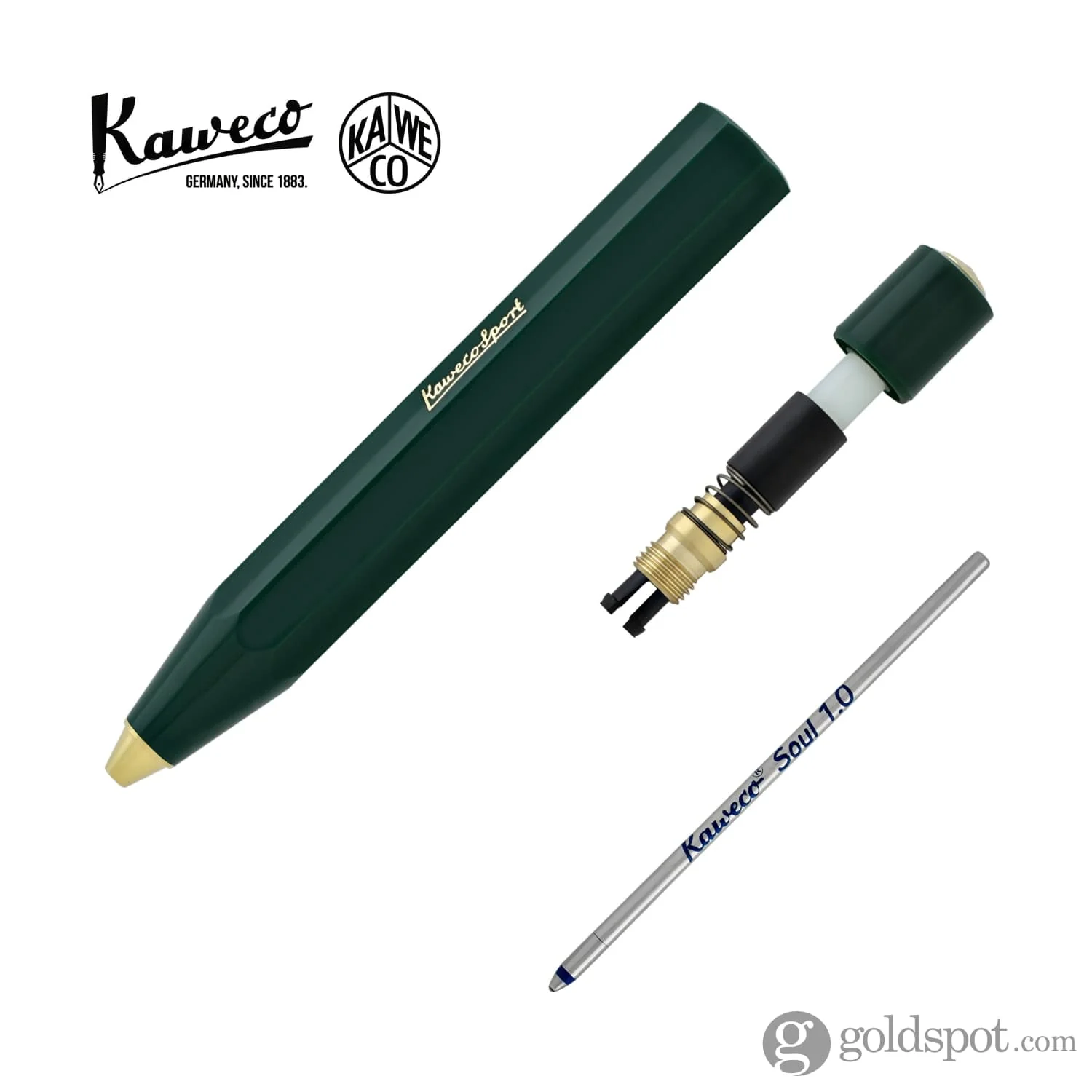 Kaweco Classic Sport Ballpoint Pen in Green - Image 4