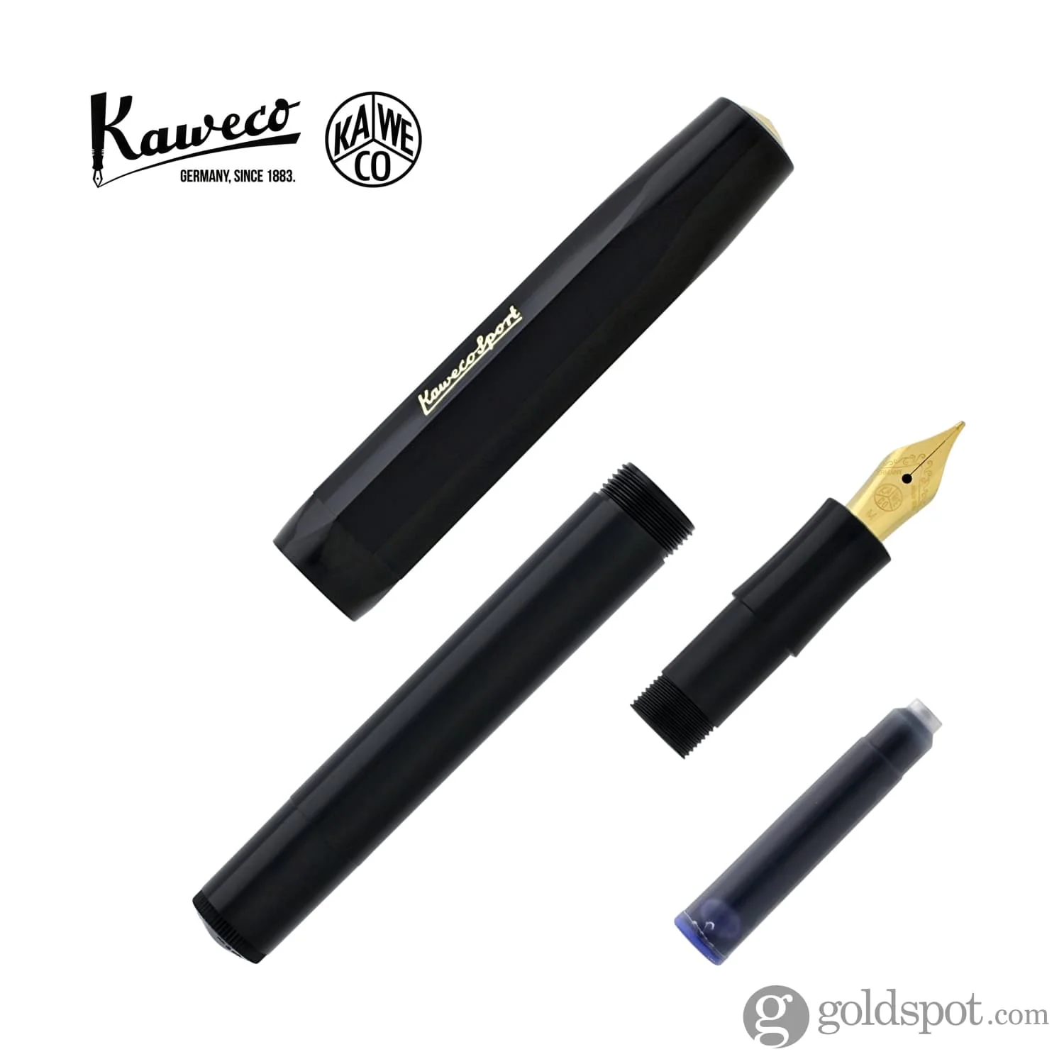 Kaweco Classic Sport Fountain Pen in Black - Image 7