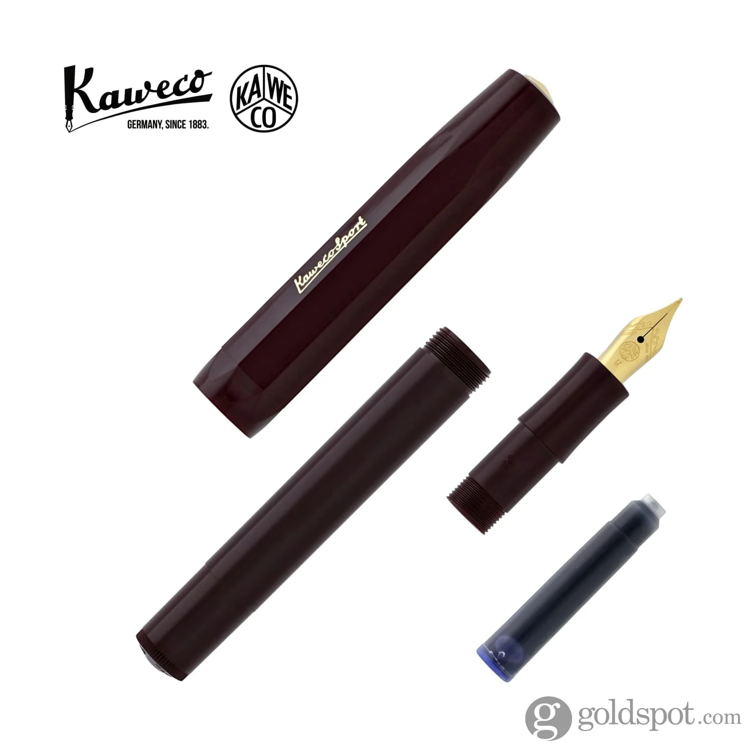 Kaweco Classic Sport Fountain Pen in Bordeaux - Image 7