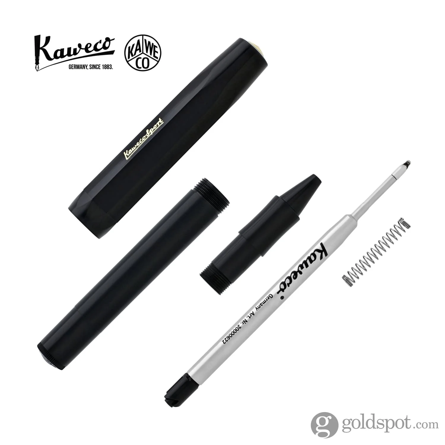 Kaweco Classic Sport Rollerball Pen in Black - Image 4