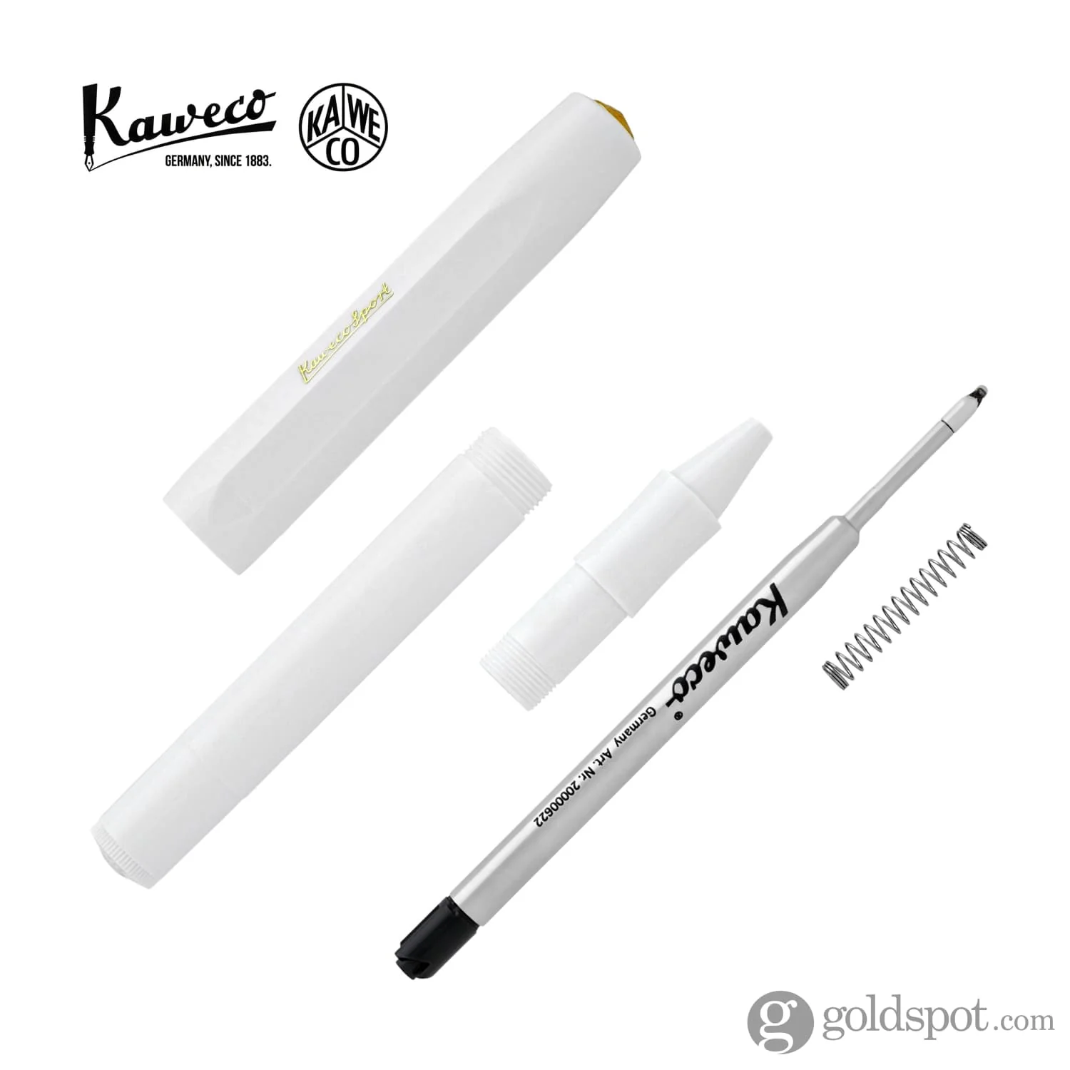 Kaweco Classic Sport Rollerball Pen in White - Image 4