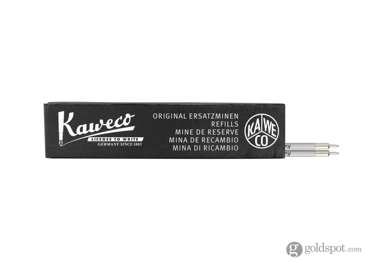 Kaweco D1 Needle Point Refill - Black - Medium 0.5 mm - 2 Pieces - Image 2
