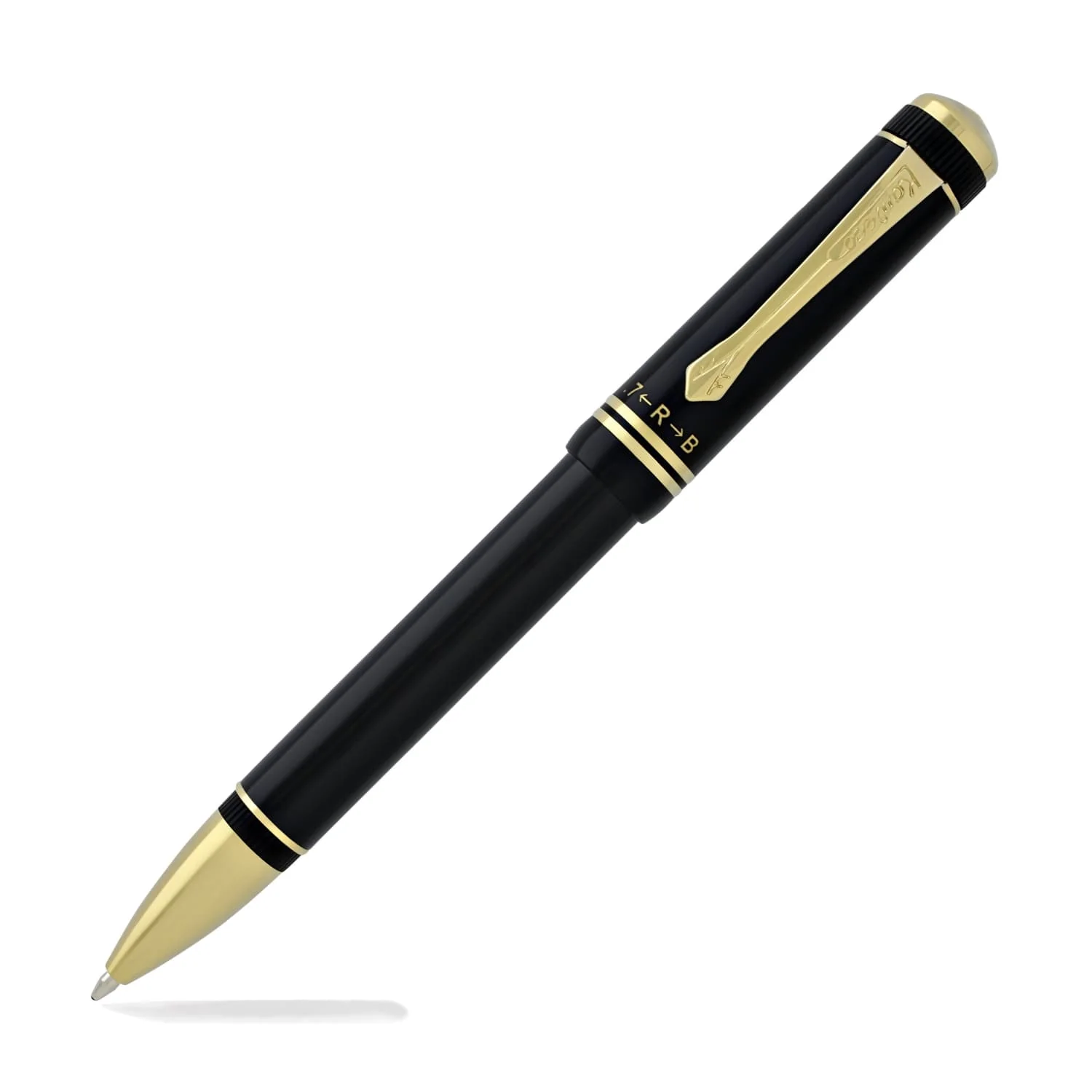 Kaweco Dia Kawecomat in Multi Functional Pen in Black Lacquer with Gold Trim
