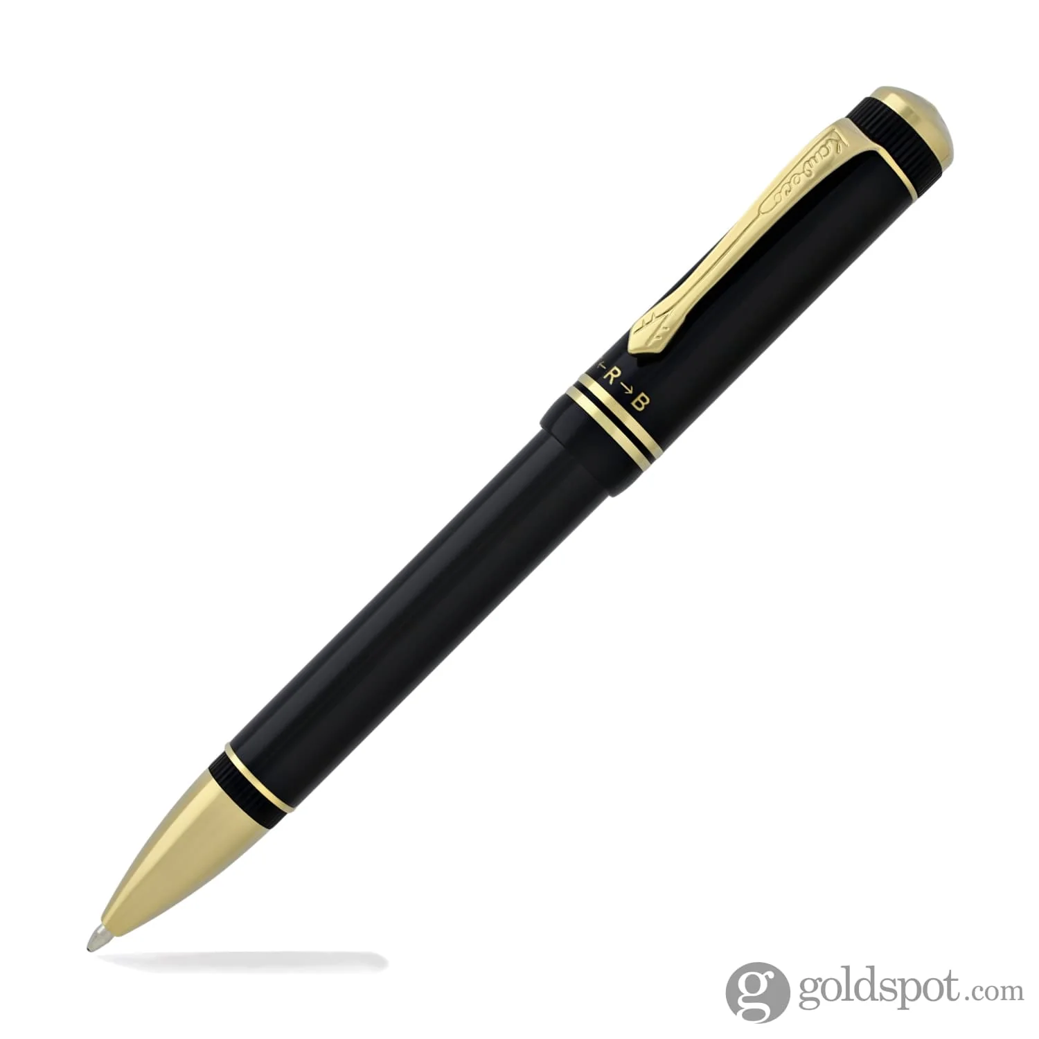 Kaweco Dia Kawecomat in Multi Functional Pen in Black Lacquer with Gold Trim - Image 2