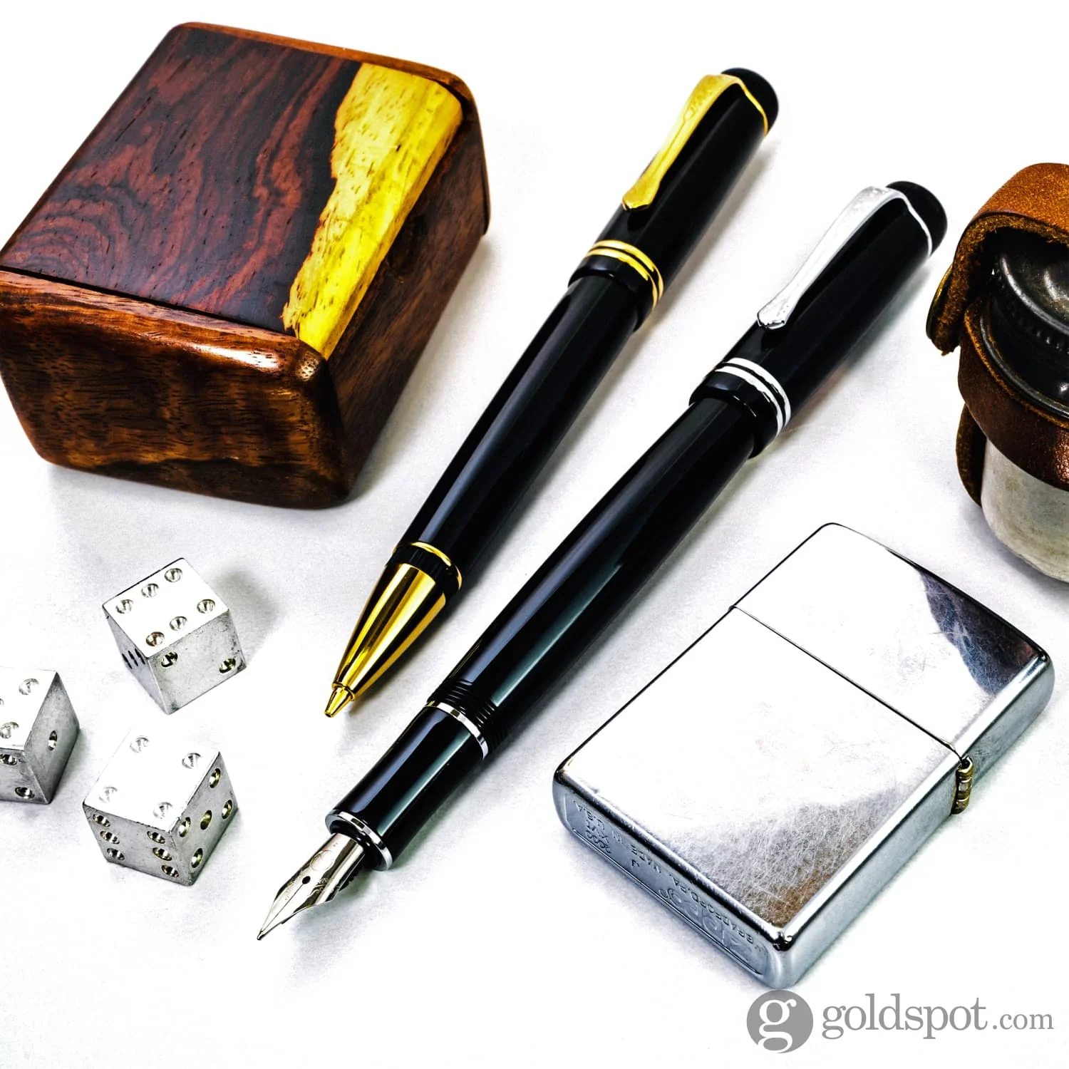 Kaweco Dia Kawecomat in Multi Functional Pen in Black Lacquer with Gold Trim - Image 8