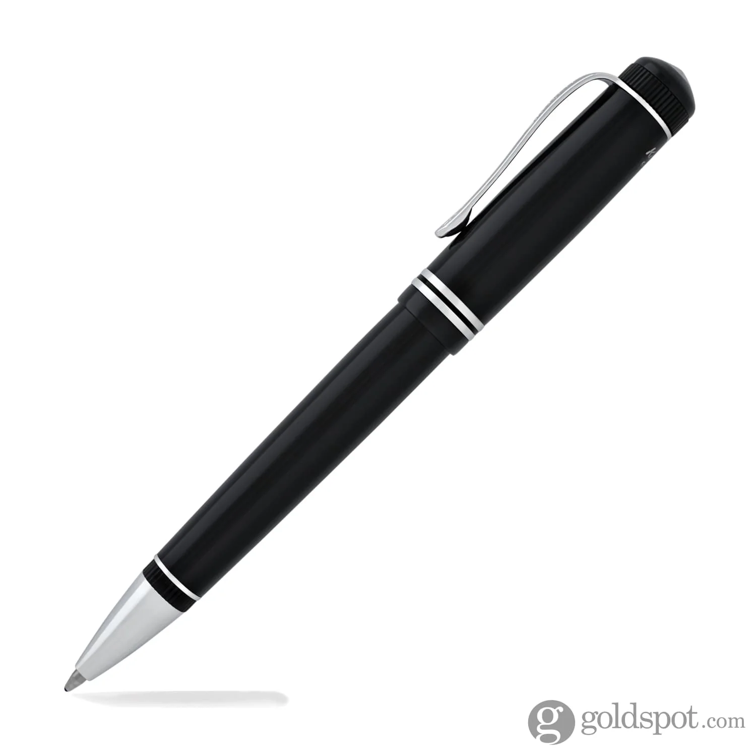 Kaweco Dia2 Ballpoint Pen in Black and Silver - Image 3