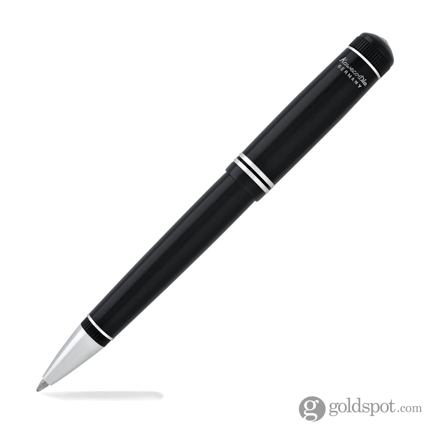 Kaweco Dia2 Ballpoint Pen in Black and Silver - Image 4
