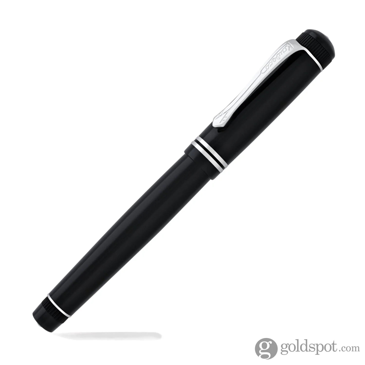 Kaweco Dia2 Rollerball Pen in Black and Silver - Image 6