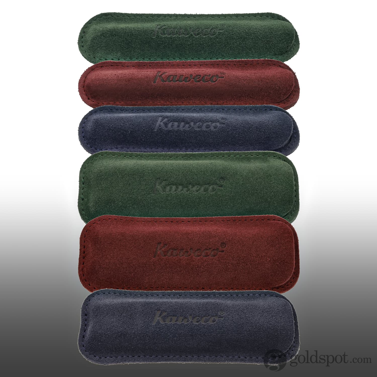 Kaweco Eco Velour Sport Single Pen Pouch in Navy - Image 4