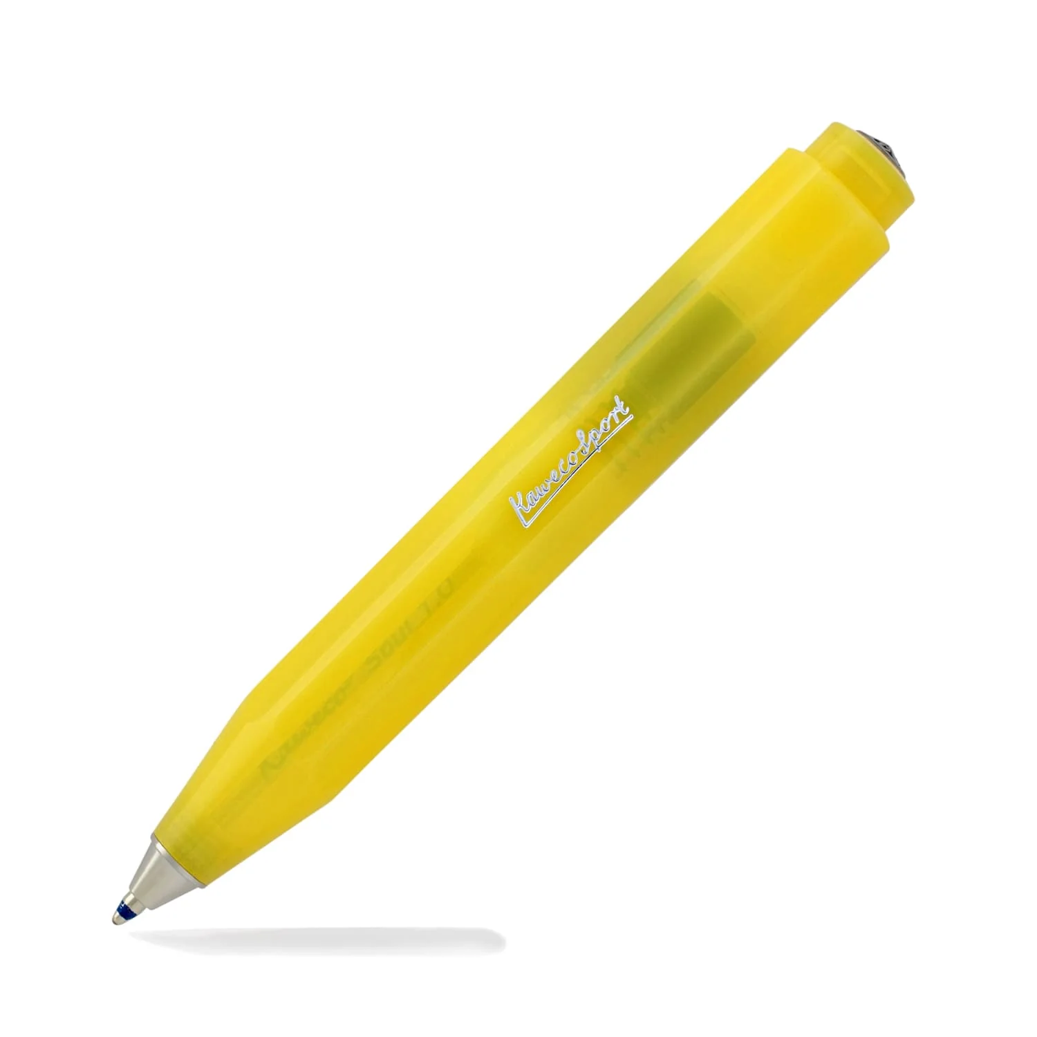 Kaweco Frosted Sport Ballpoint Pen in Banana Yellow