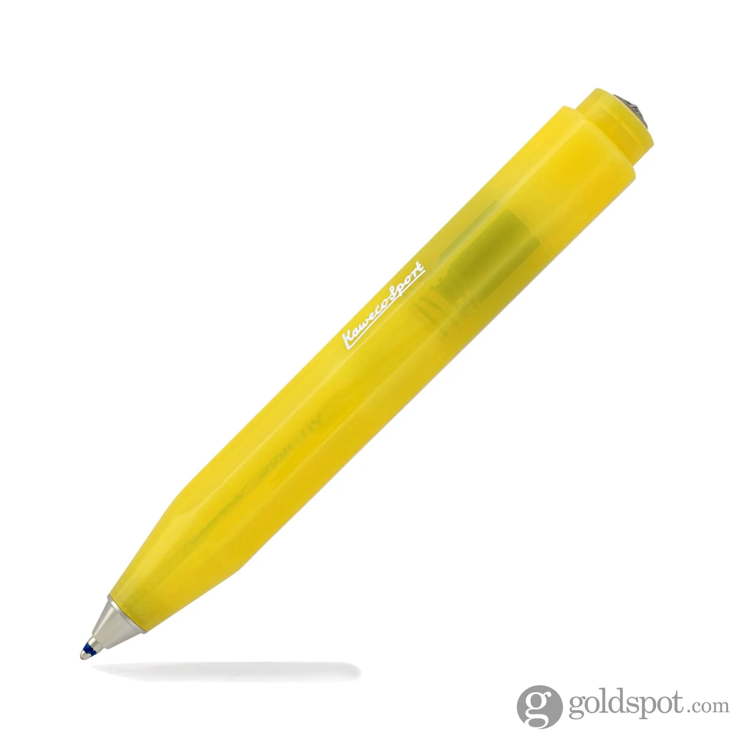 Kaweco Frosted Sport Ballpoint Pen in Banana Yellow - Image 2