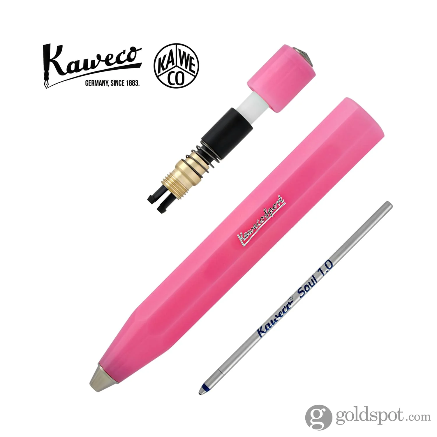Kaweco Frosted Sport Ballpoint Pen in Pitaya Pink - Image 4