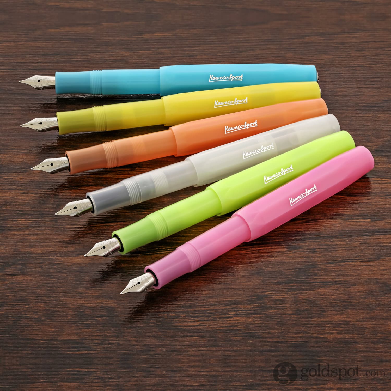 Kaweco Frosted Sport Fountain Pen in Lime - Image 10