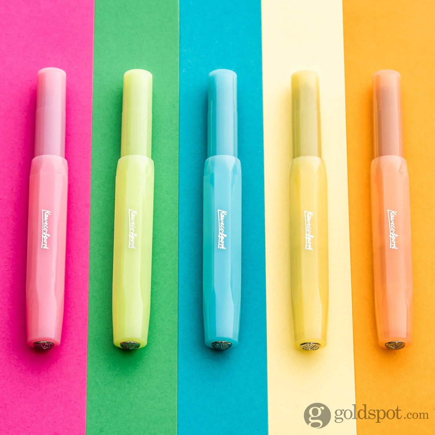 Kaweco Frosted Sport Fountain Pen in Lime - Image 11