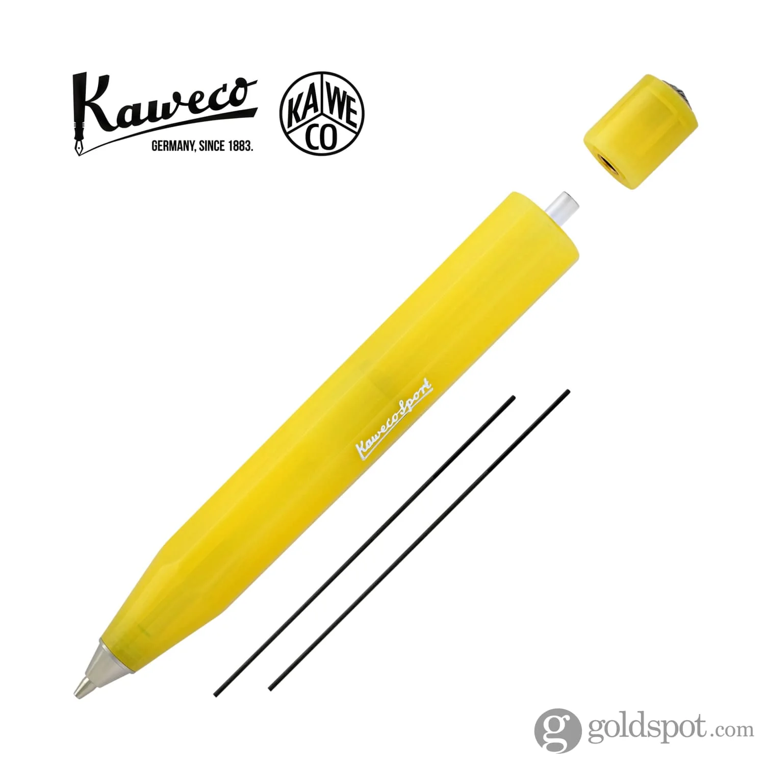 Kaweco Frosted Sport Mechanical Pencil in Banana Yellow - 0.7mm - Image 3