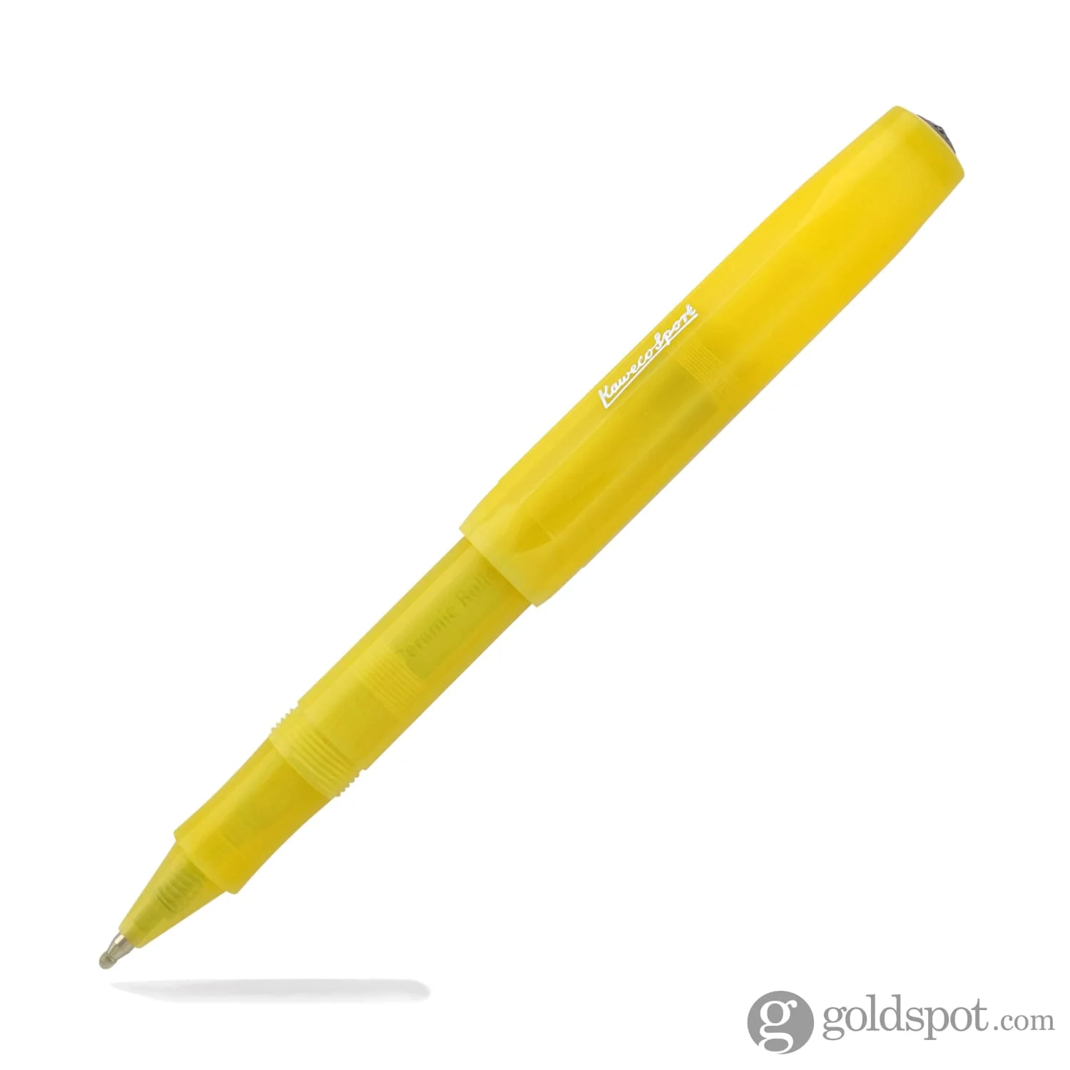 Kaweco Frosted Sport Rollerball Pen in Banana Yellow - Image 2