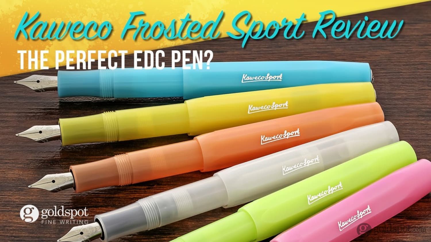 Kaweco Frosted Sport Rollerball Pen in Blueberry Blue - Image 6
