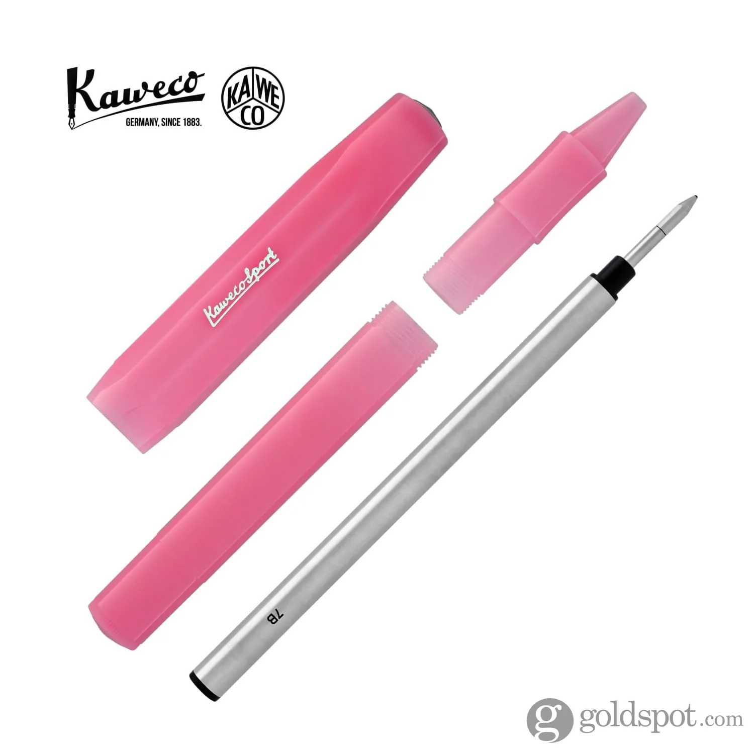 Kaweco Frosted Sport Rollerball Pen in Pitaya - Image 4