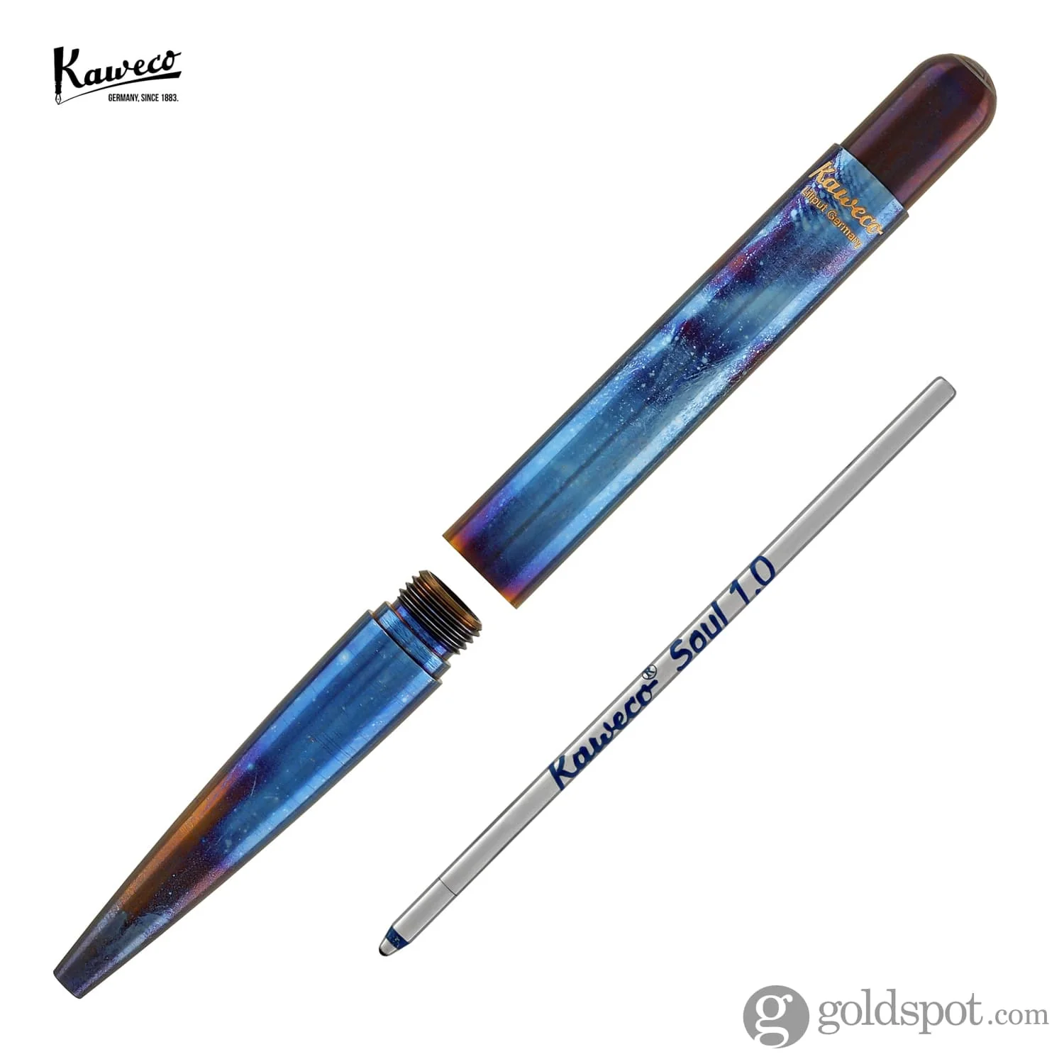 Kaweco Liliput Ballpoint Pen in Fireblue - Image 4