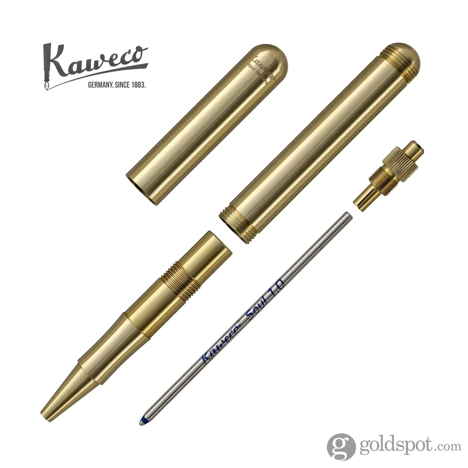 Kaweco Liliput Capped Ballpoint Pen in Brass - Image 3