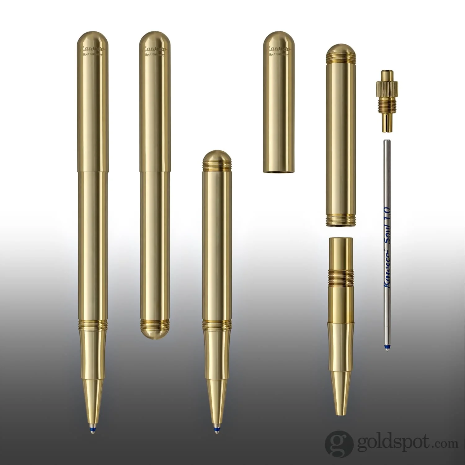 Kaweco Liliput Capped Ballpoint Pen in Brass - Image 5