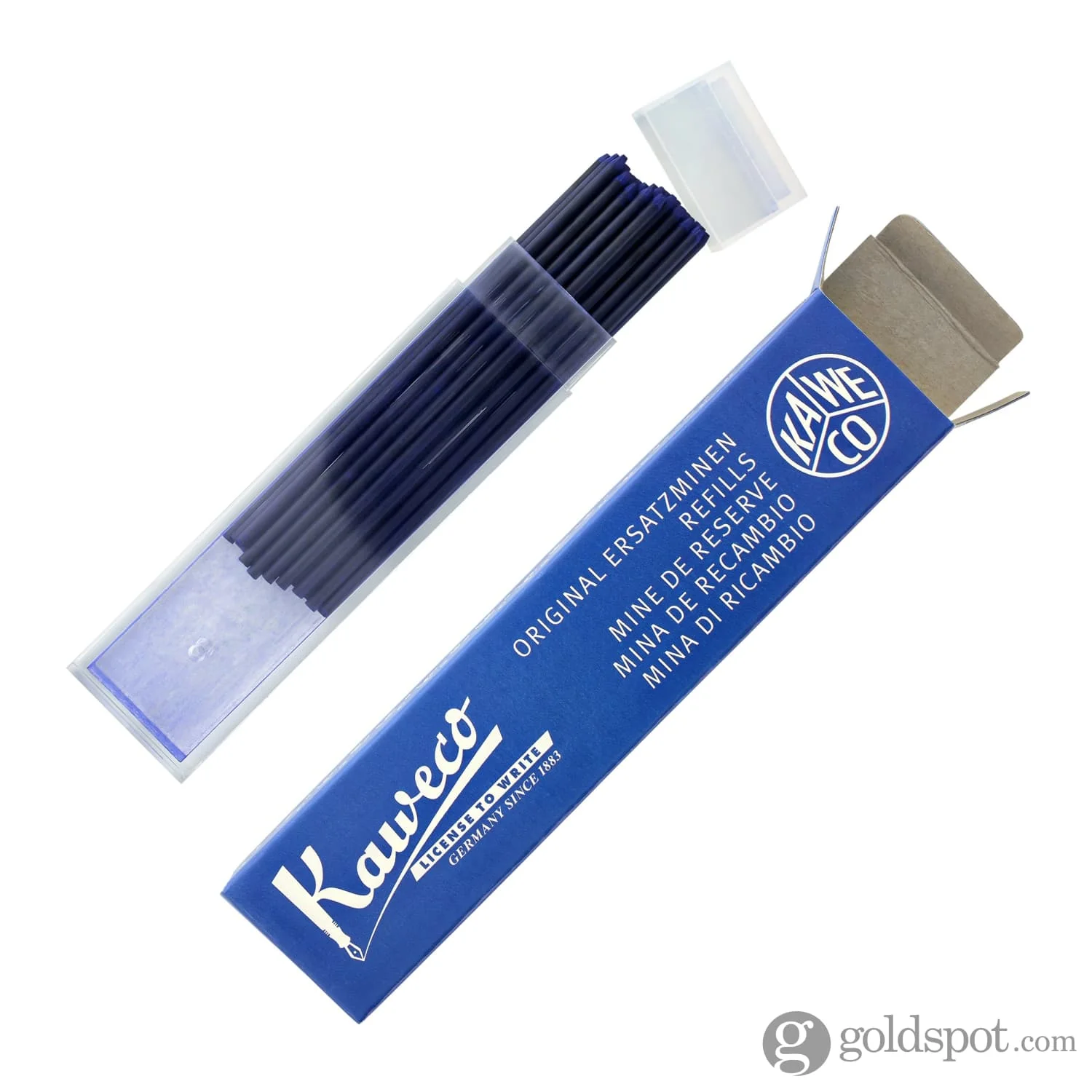 Kaweco Pencil Leads 2.0 x 80 mm - 24 pcs/box - Blue - Image 2